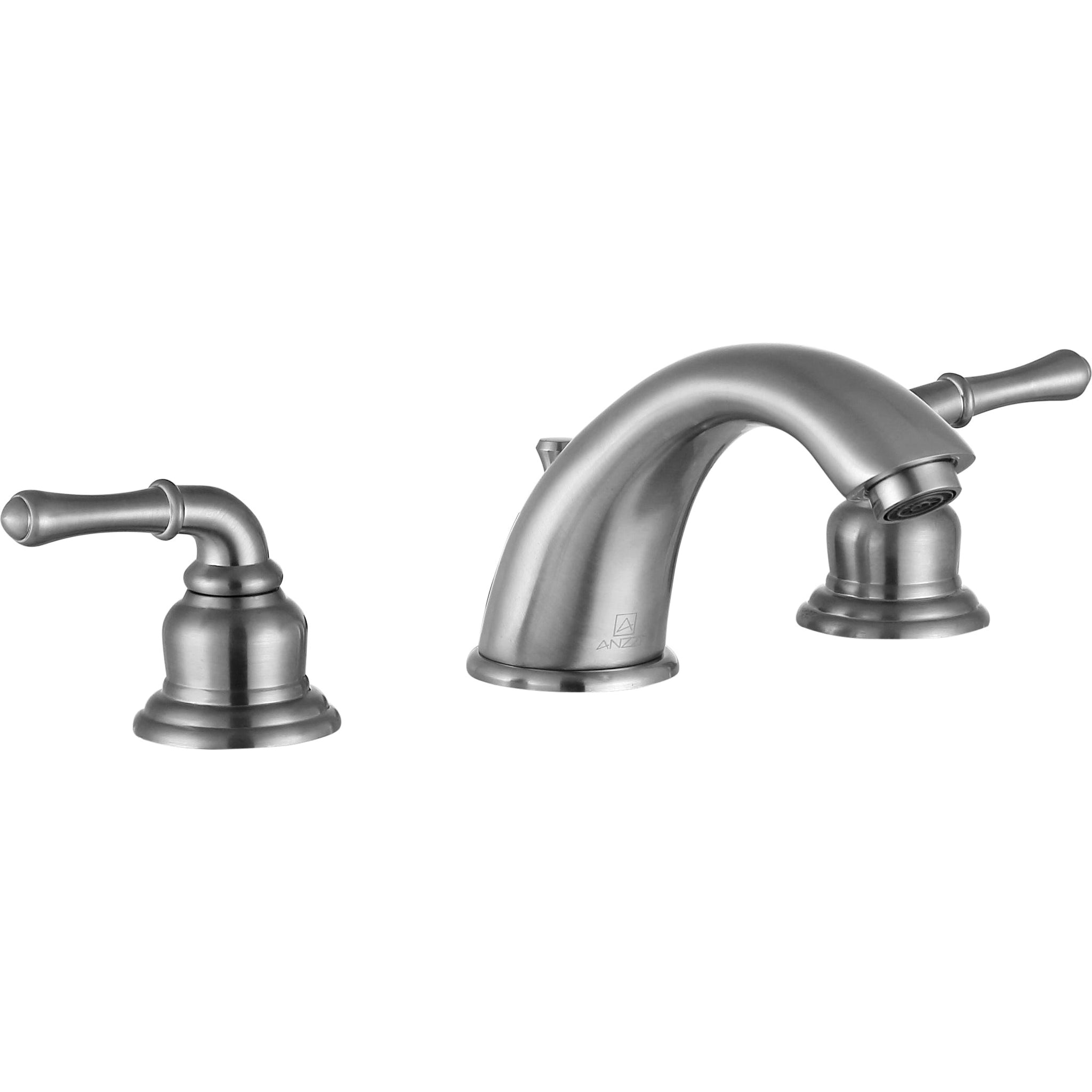 ANZZI, ANZZI Prince Series 3" Widespread Brushed Nickel Bathroom Sink Faucet