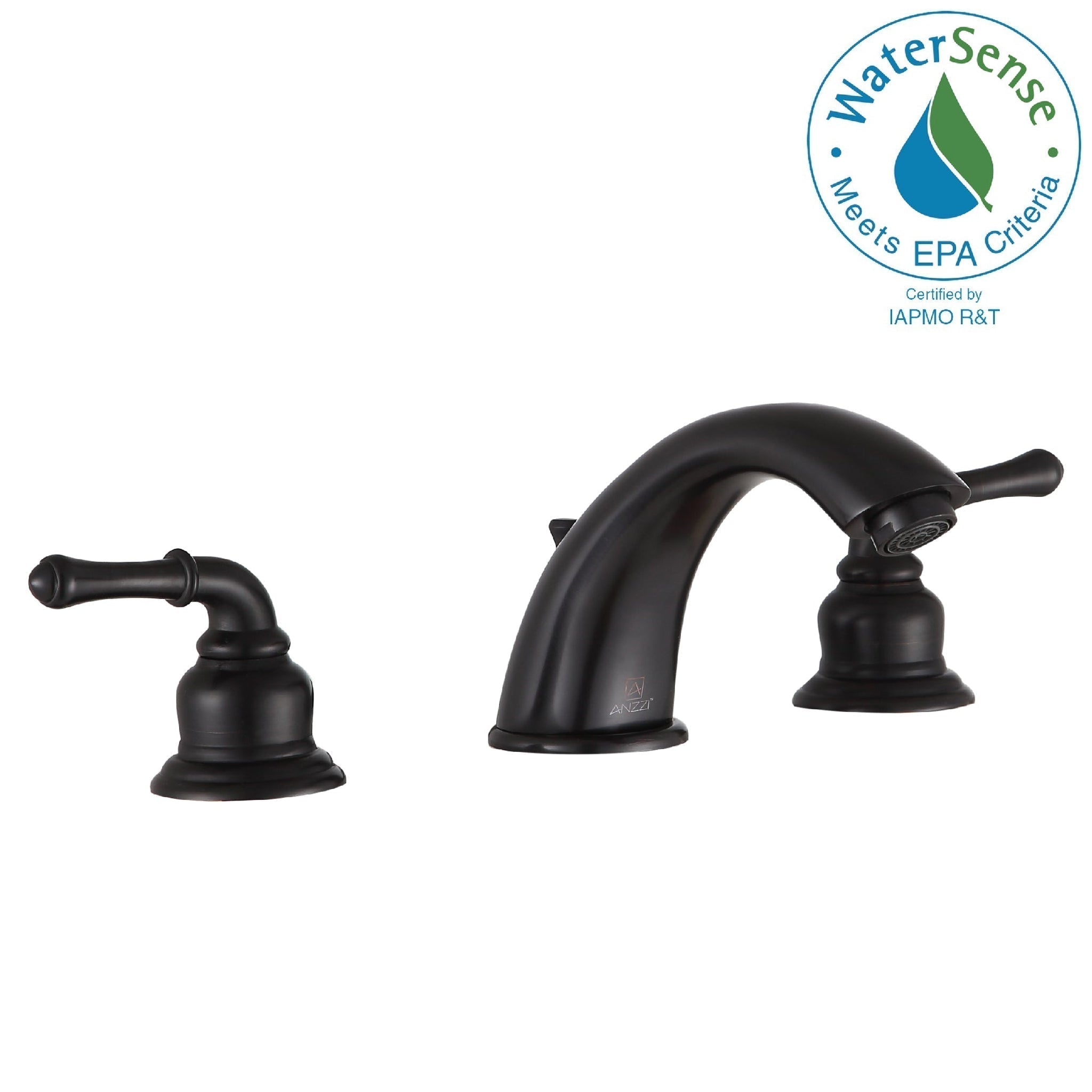 ANZZI, ANZZI Prince Series 3" Widespread Oil Rubbed Bronze Bathroom Sink Faucet