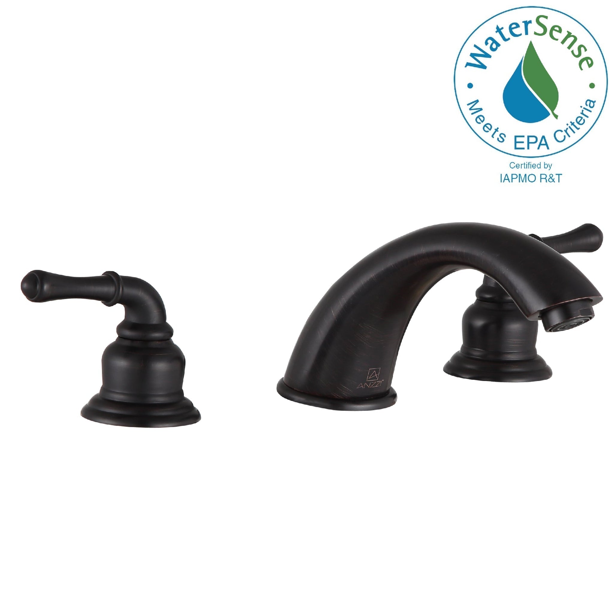 ANZZI, ANZZI Princess Series 3" Widespread Oil Rubbed Bronze Bathroom Sink Faucet