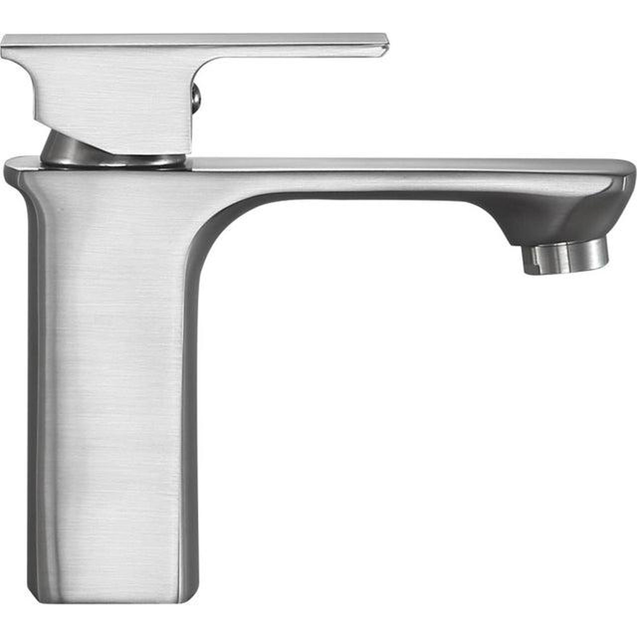 ANZZI, ANZZI Promenade Series 4" Single Hole Brushed Nickel Bathroom Sink Faucet