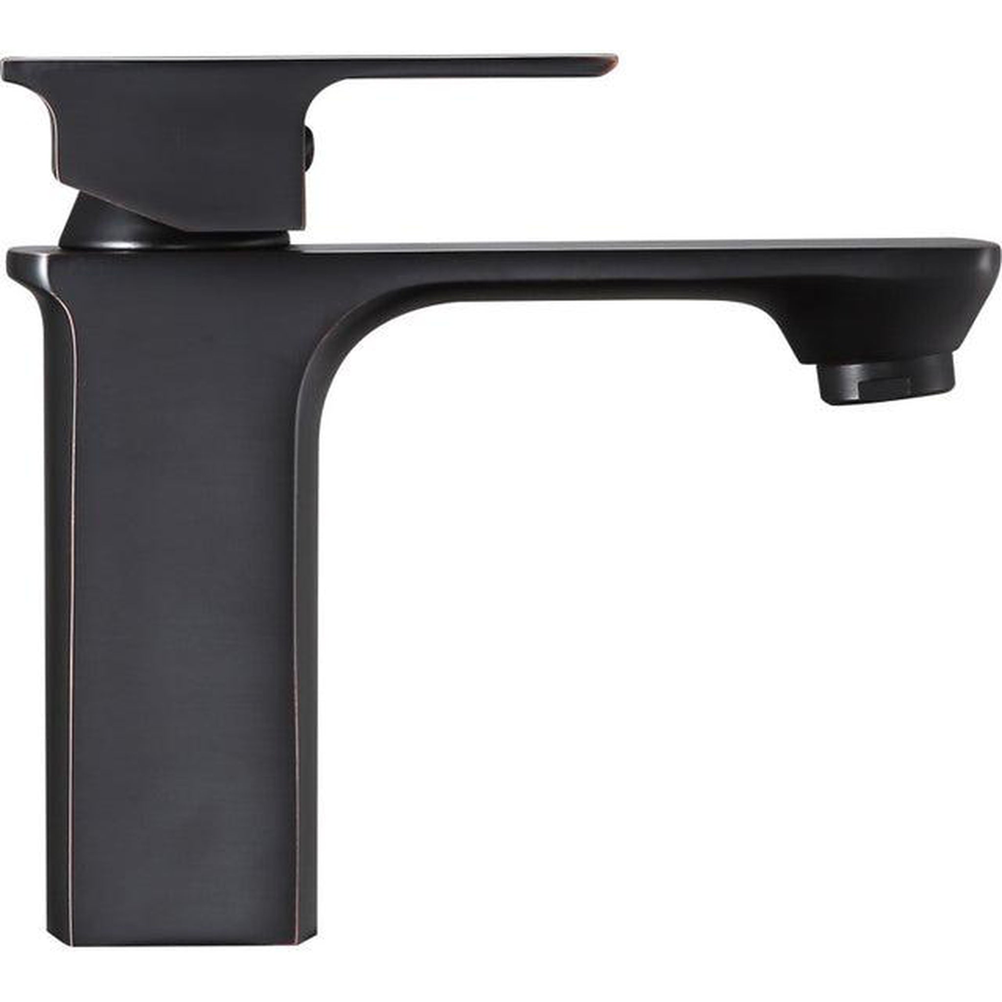 ANZZI, ANZZI Promenade Series 4" Single Hole Oil Rubbed Bronze Bathroom Sink Faucet