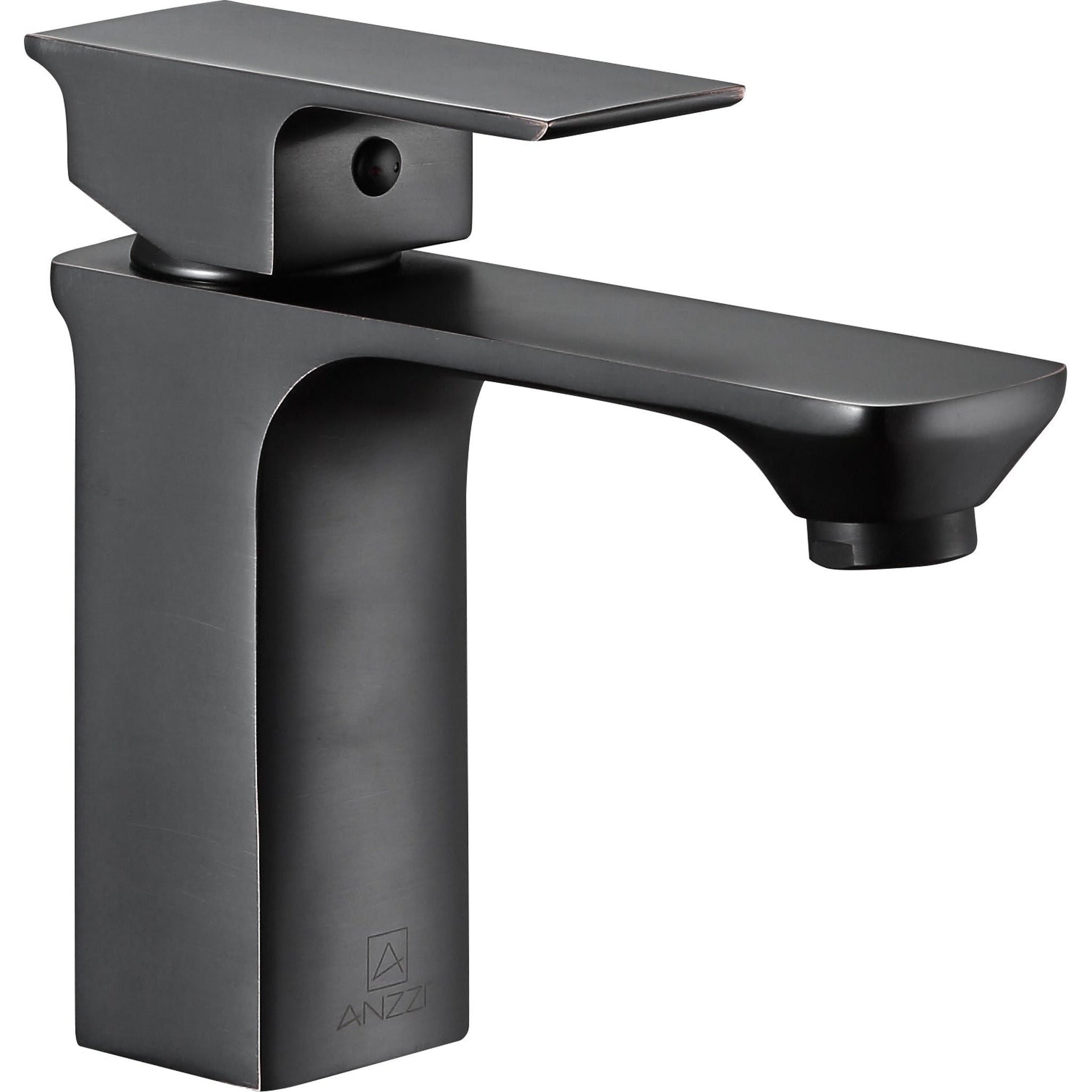 ANZZI, ANZZI Promenade Series 4" Single Hole Oil Rubbed Bronze Bathroom Sink Faucet