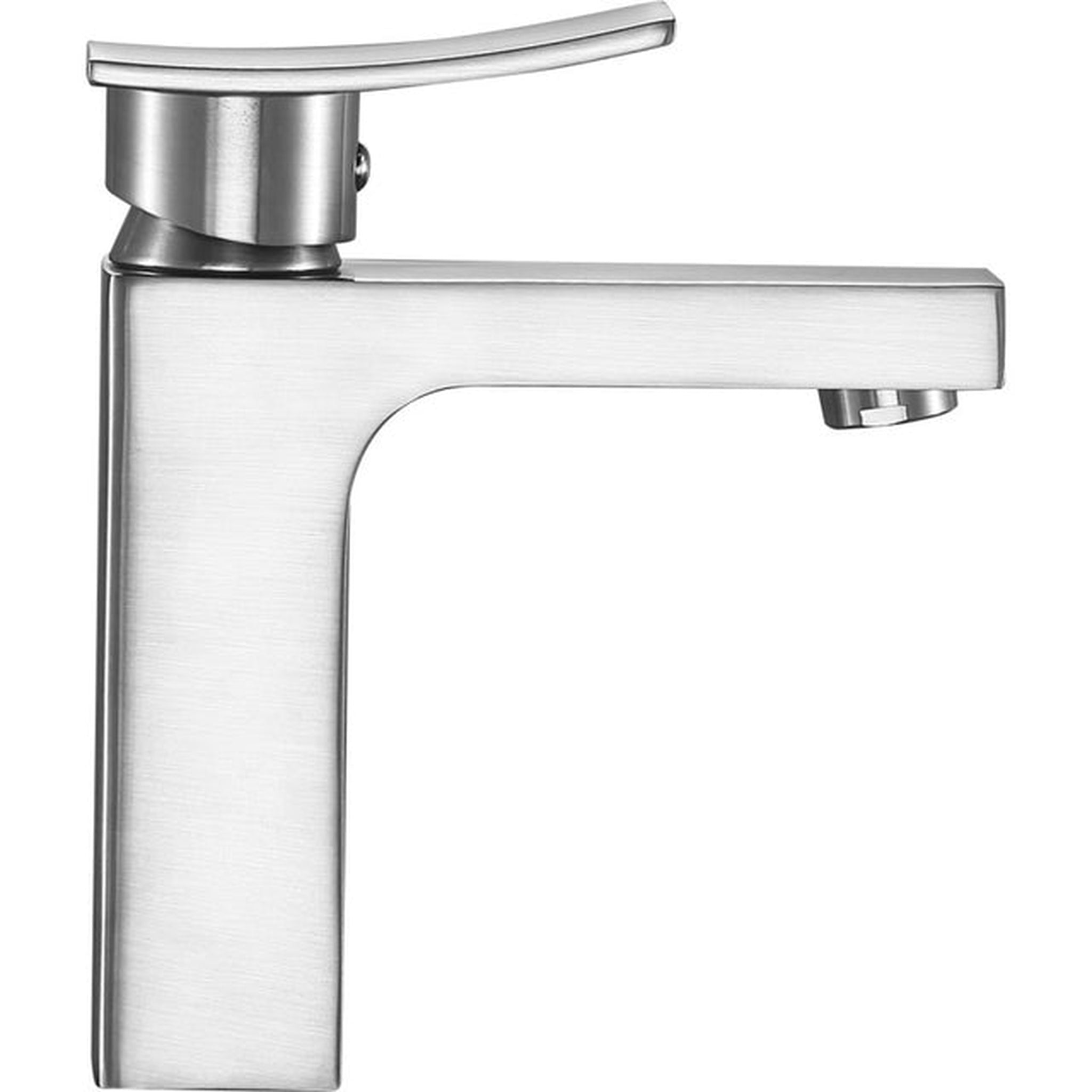 ANZZI, ANZZI Promenade Series 5" Single Hole Brushed Nickel Bathroom Sink Faucet