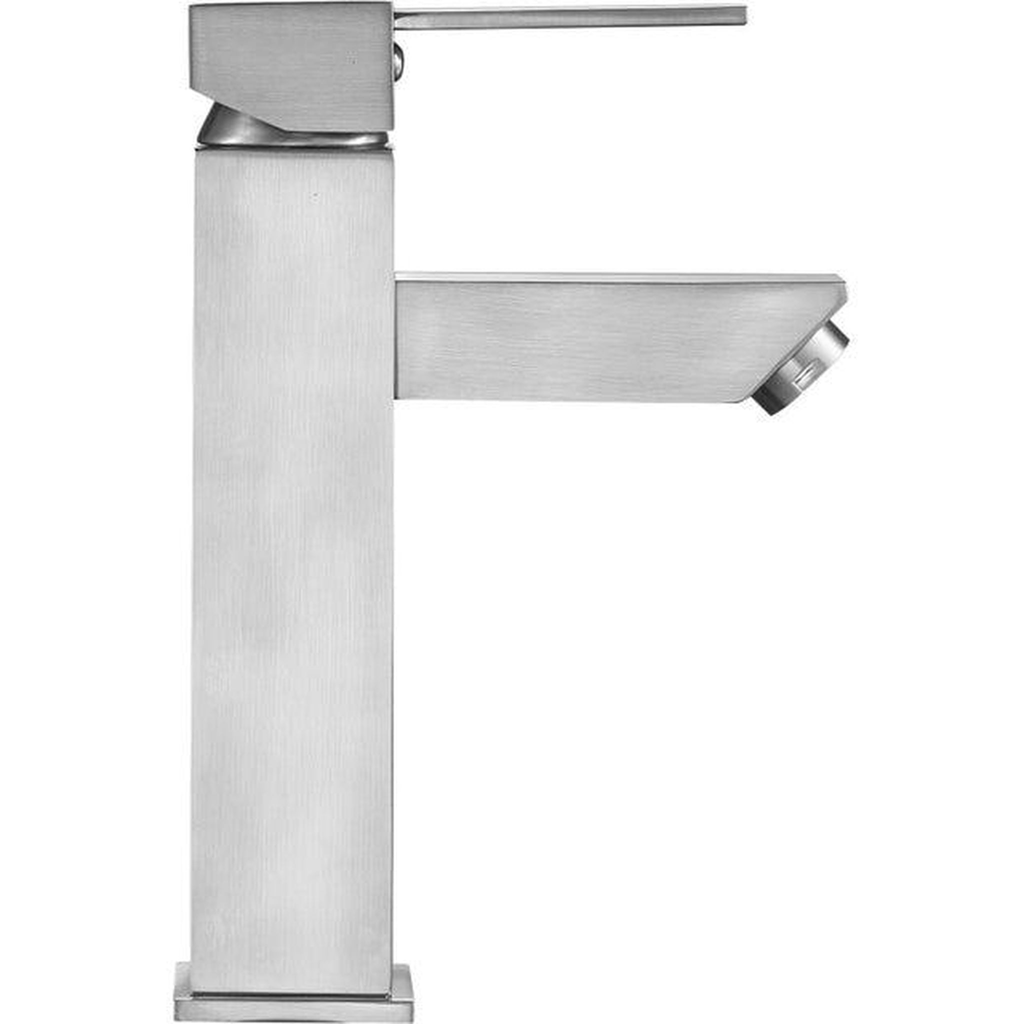 ANZZI, ANZZI Pygmy Series 5" Single Hole Brushed Nickel Bathroom Sink Faucet