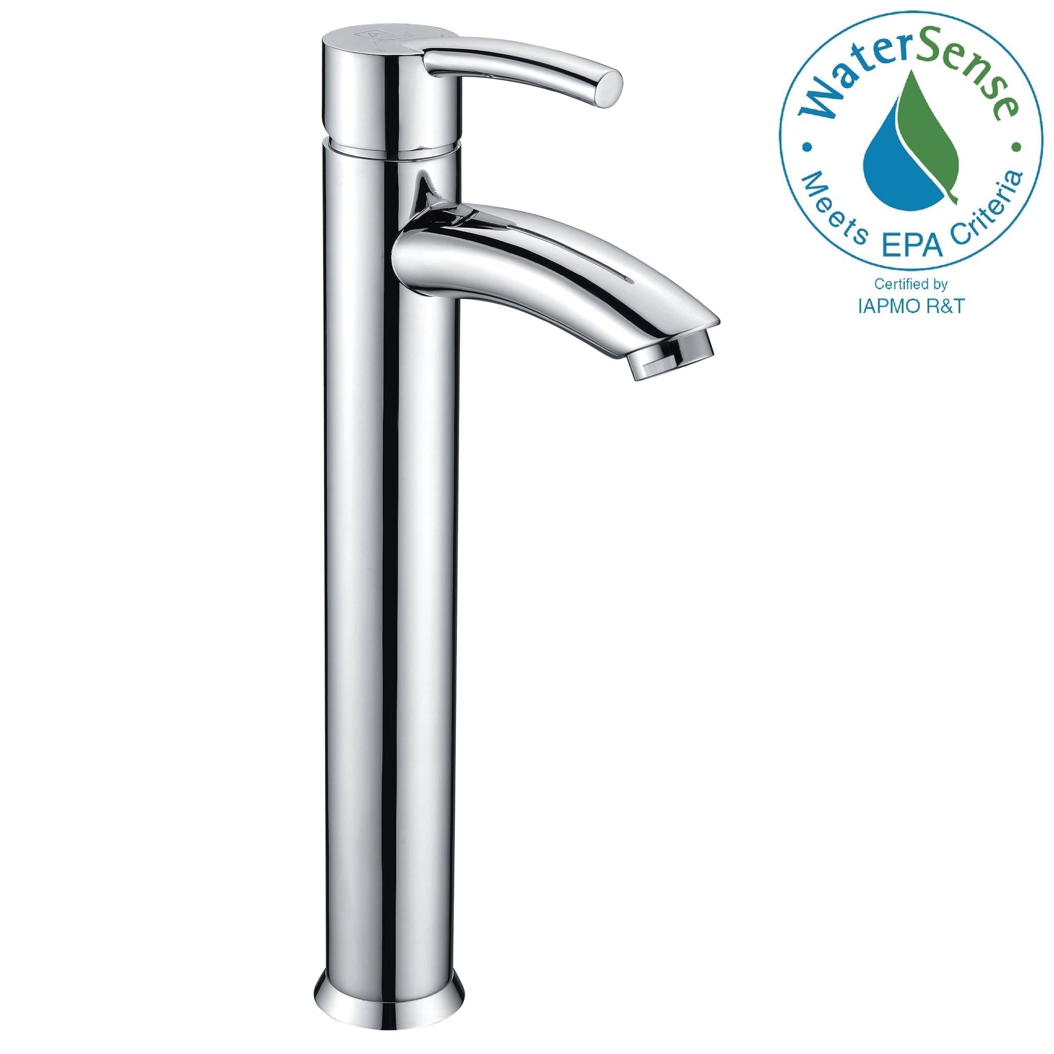 ANZZI, ANZZI Quartet Series 10" Single Hole Polished Chrome Bathroom Sink Faucet