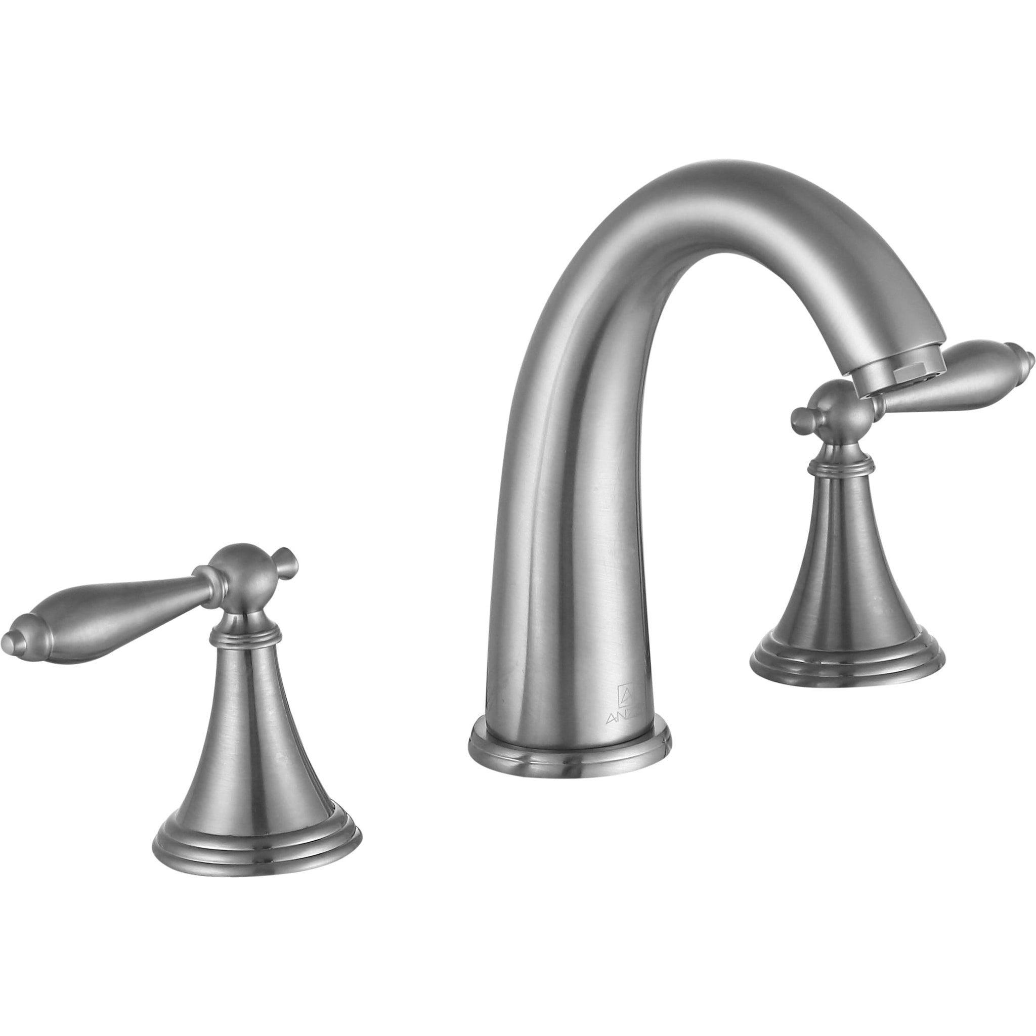 ANZZI, ANZZI Queen Series 5" Widespread Brushed Nickel Bathroom Sink Faucet