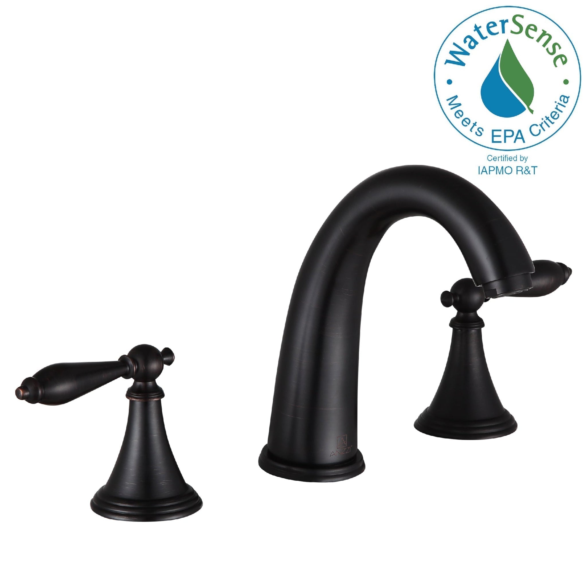 ANZZI, ANZZI Queen Series 5" Widespread Oil Rubbed Bronze Bathroom Sink Faucet