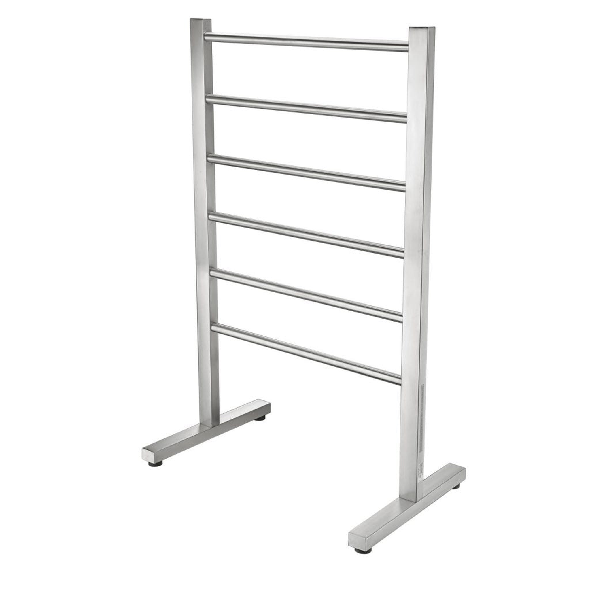 ANZZI, ANZZI Riposte Series Brushed Nickel 6-Bar Stainless Steel Floor Mounted Electric Towel Warmer Rack