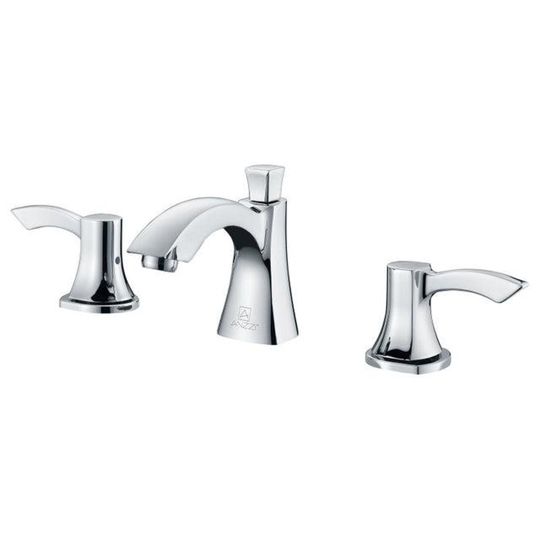 ANZZI, ANZZI Sonata Series 3" Widespread Polished Chrome Mid-Arc Bathroom Sink Faucet