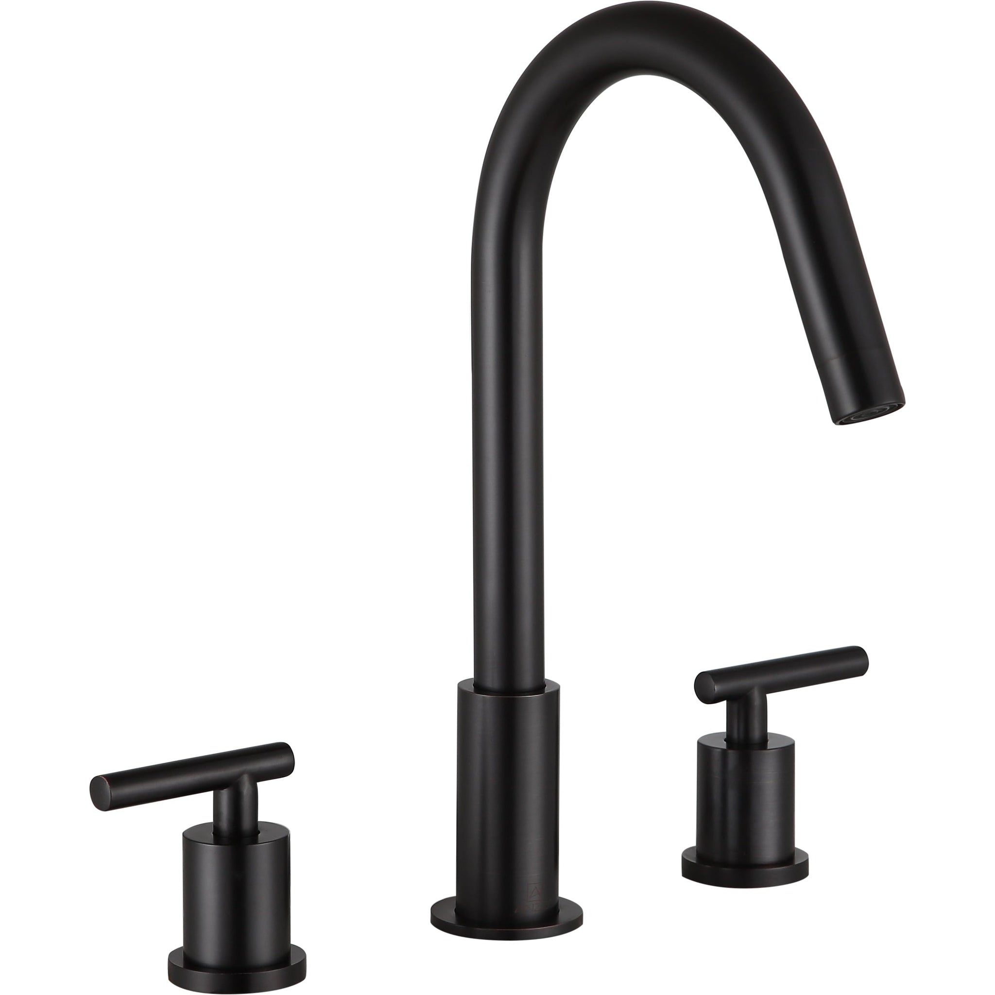 ANZZI, ANZZI Spartan Series 8" Widespread Oil Rubbed Bronze Bathroom Sink Faucet