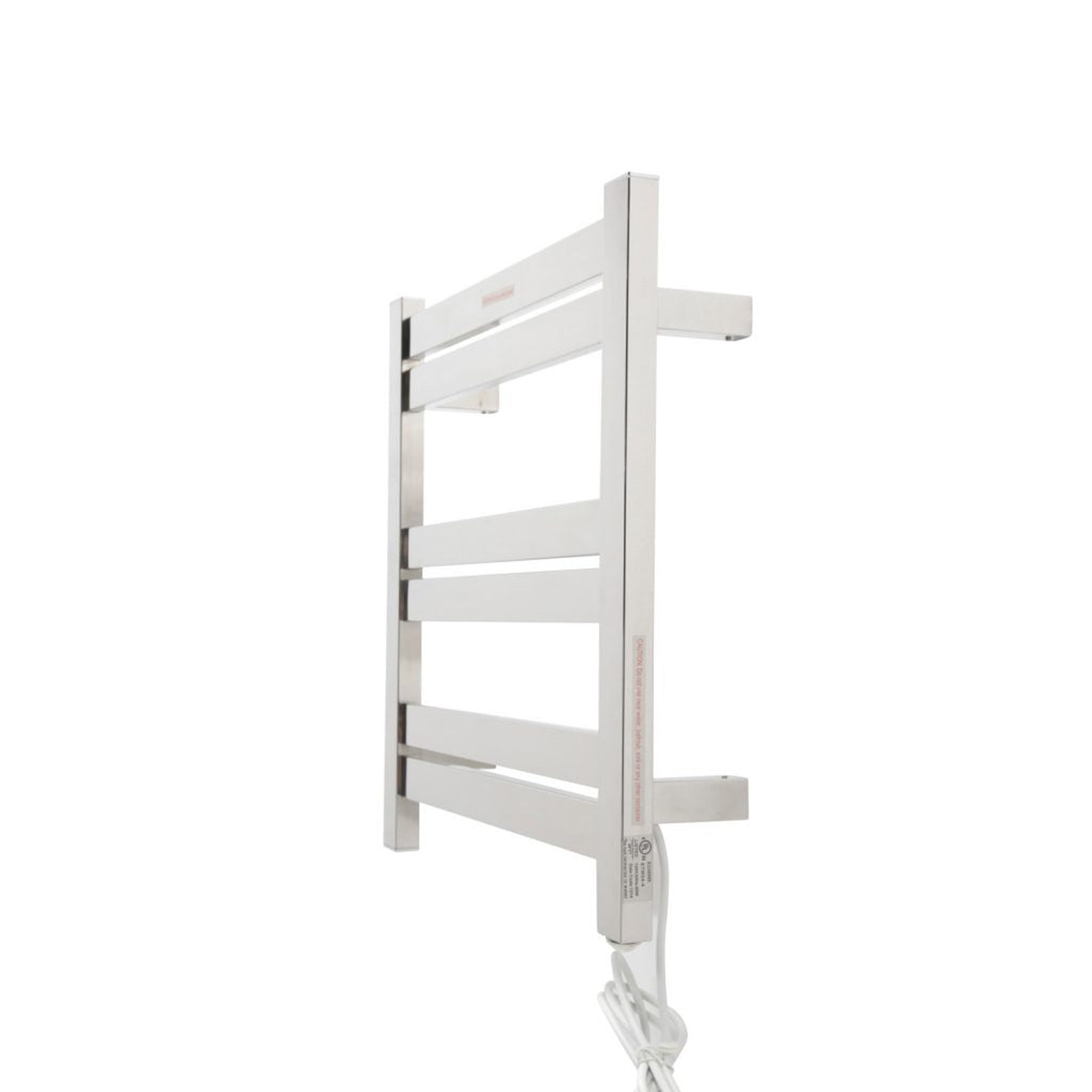 ANZZI, ANZZI Starling Series Polished Chrome 6-Bar Stainless Steel Wall-Mounted Electric Towel Warmer Rack