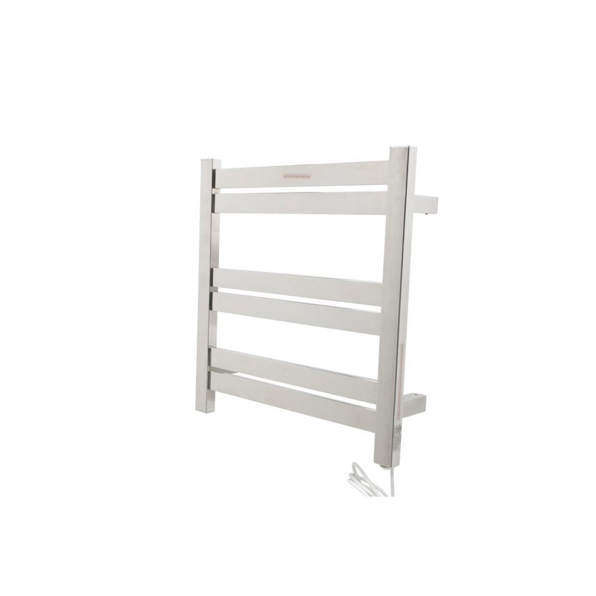 ANZZI, ANZZI Starling Series Polished Chrome 6-Bar Stainless Steel Wall-Mounted Electric Towel Warmer Rack