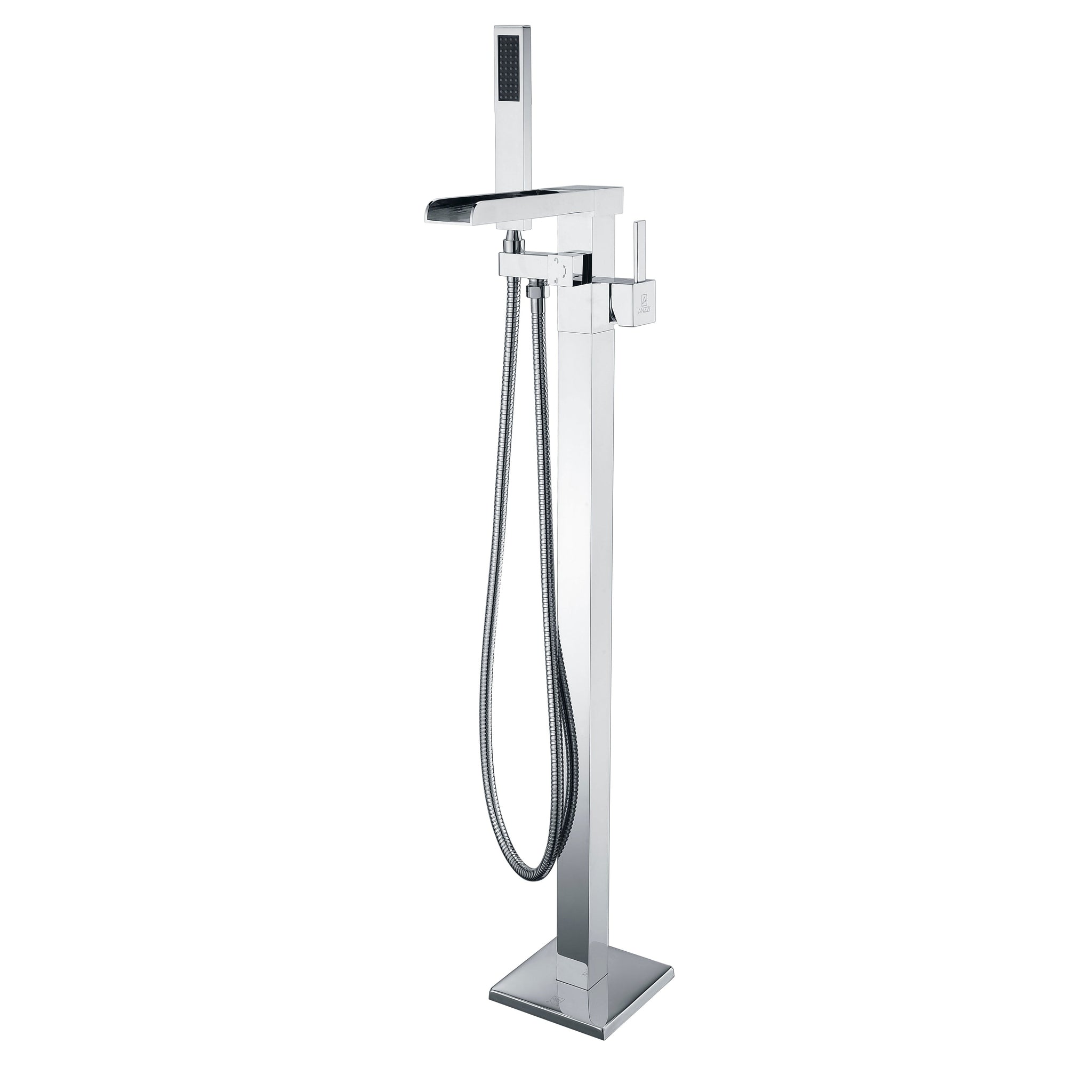 ANZZI, ANZZI Union Series 2-Handle Polished Chrome Clawfoot Tub Faucet With Euro-Grip Handheld Sprayer