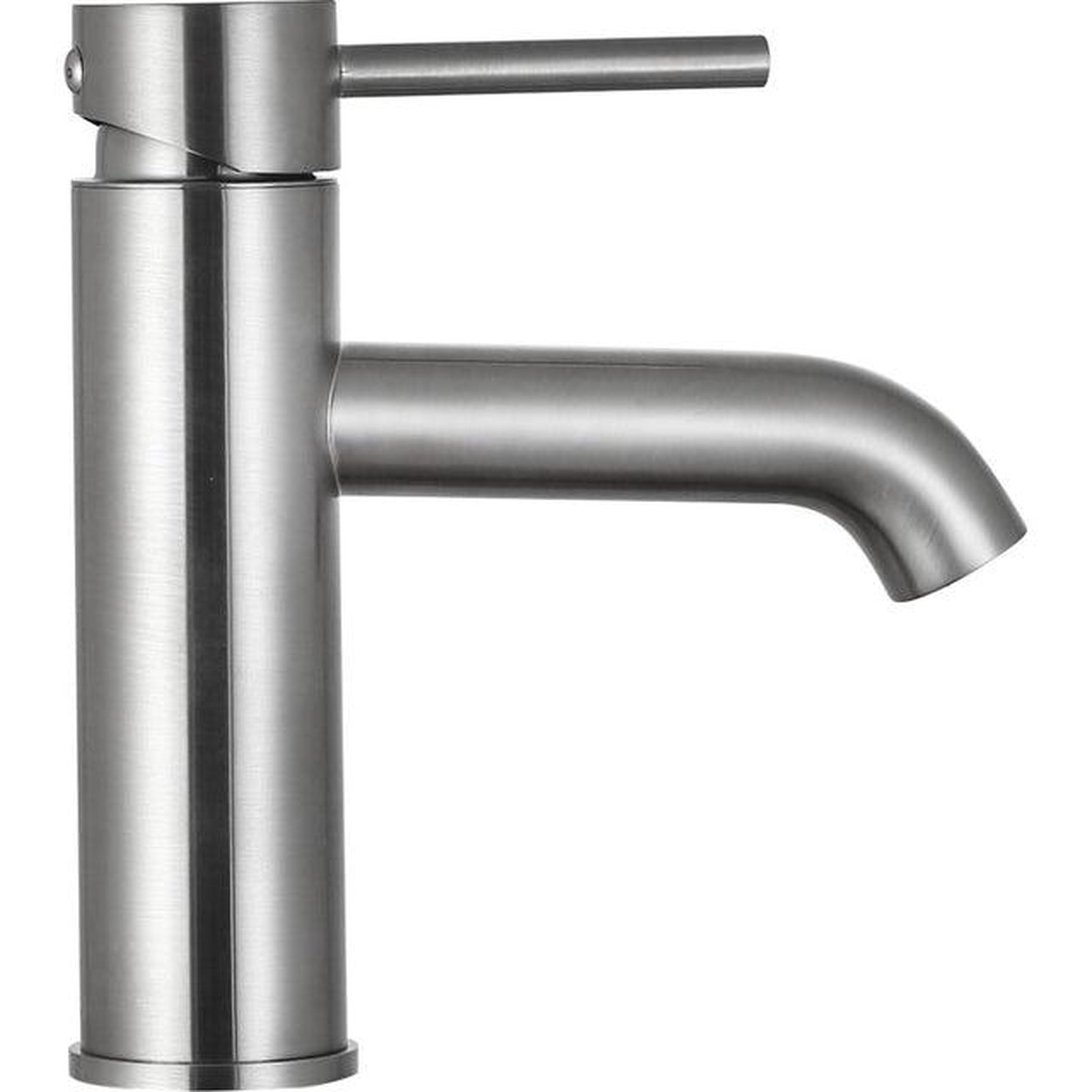 ANZZI, ANZZI Valle Series 4" Single Hole Brushed Nickel Bathroom Sink Faucet