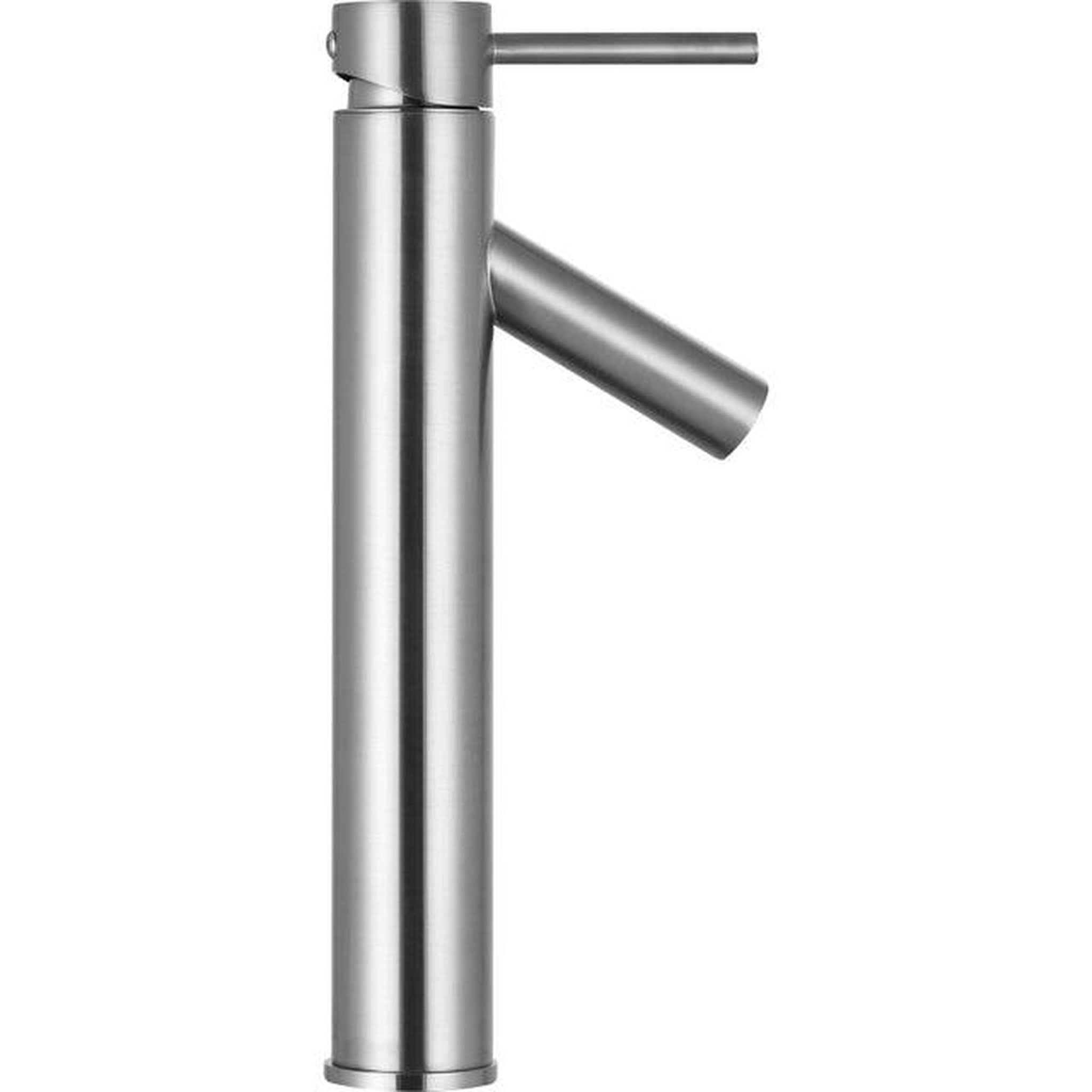 ANZZI, ANZZI Valle Series 8" Single Hole Brushed Nickel Bathroom Sink Faucet