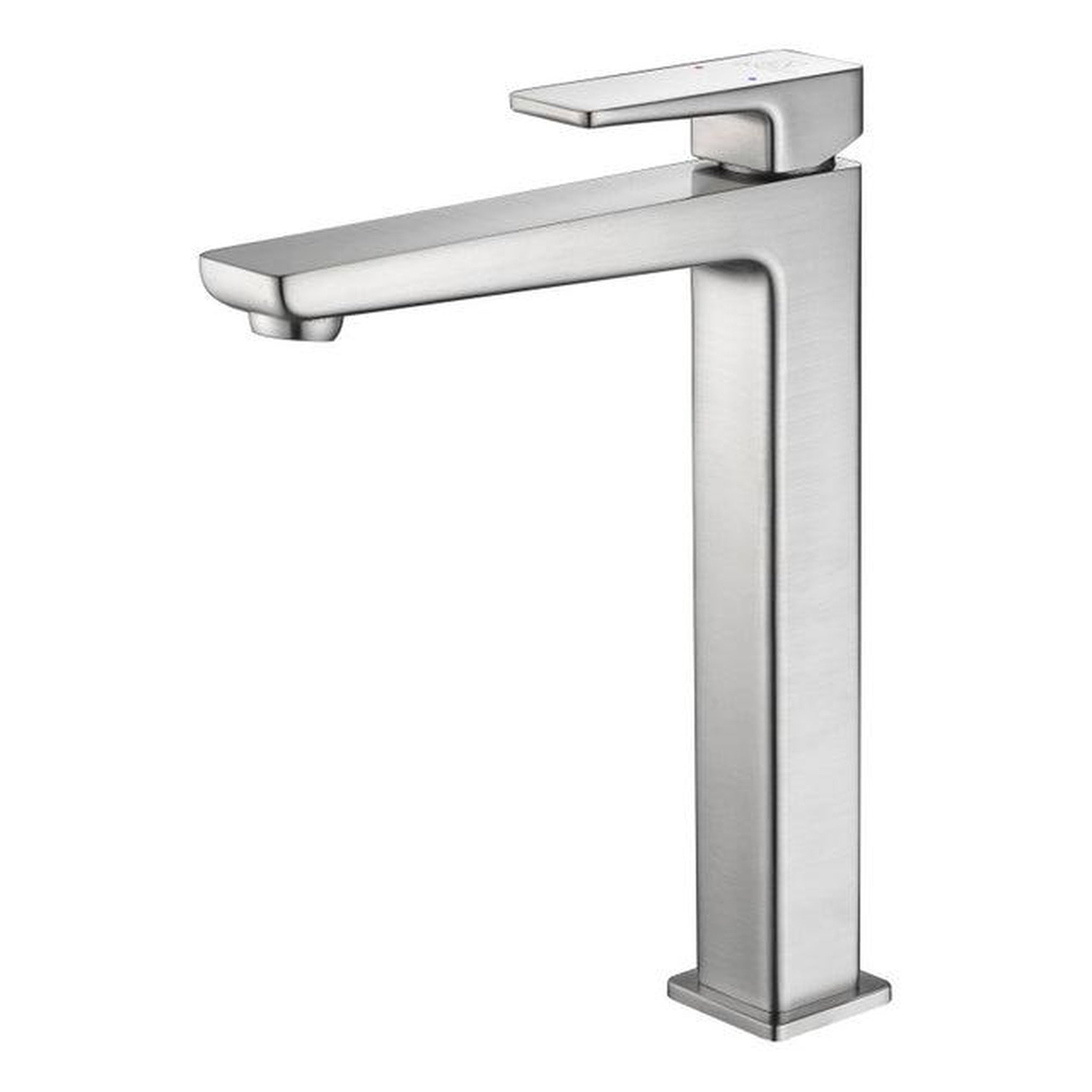 ANZZI, ANZZI Valor Series 9" Single Hole Brushed Nickel Bathroom Sink Faucet