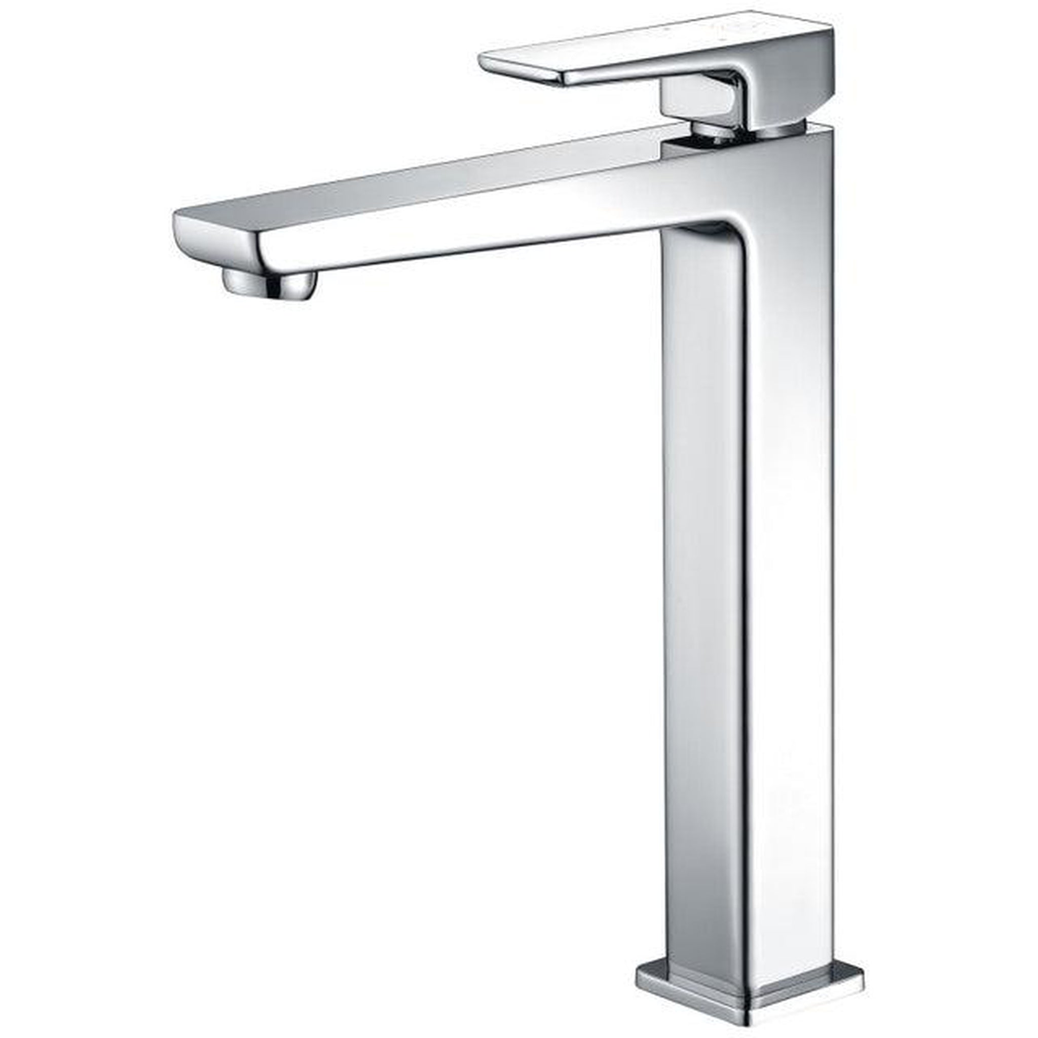 ANZZI, ANZZI Valor Series 9" Single Hole Polished Chrome Bathroom Sink Faucet