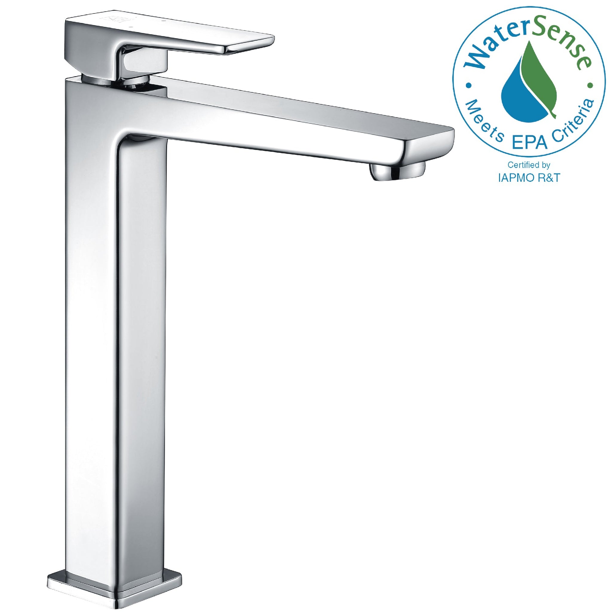 ANZZI, ANZZI Valor Series 9" Single Hole Polished Chrome Bathroom Sink Faucet