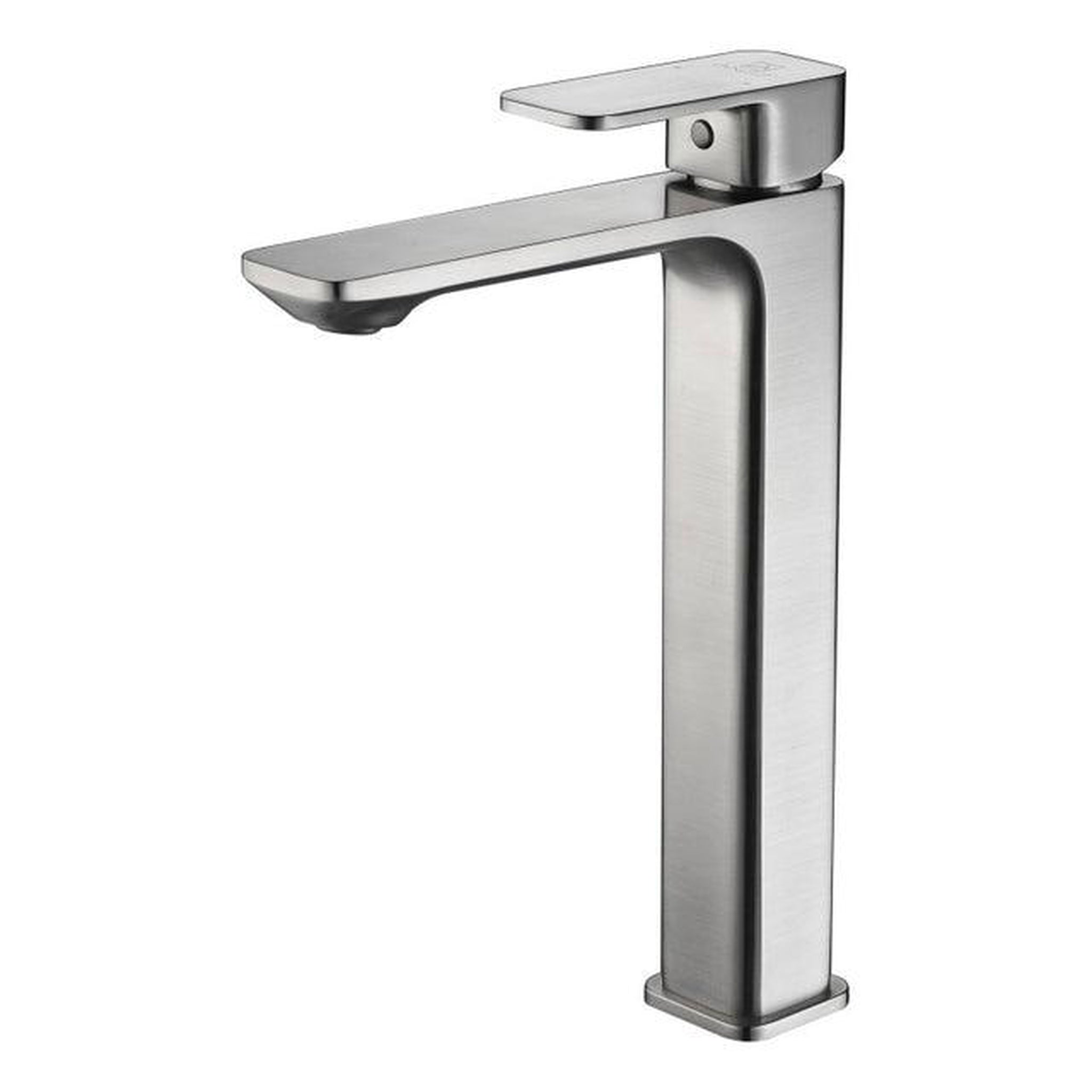 ANZZI, ANZZI Vibra Series 9" Single Hole Brushed Nickel Bathroom Sink Faucet