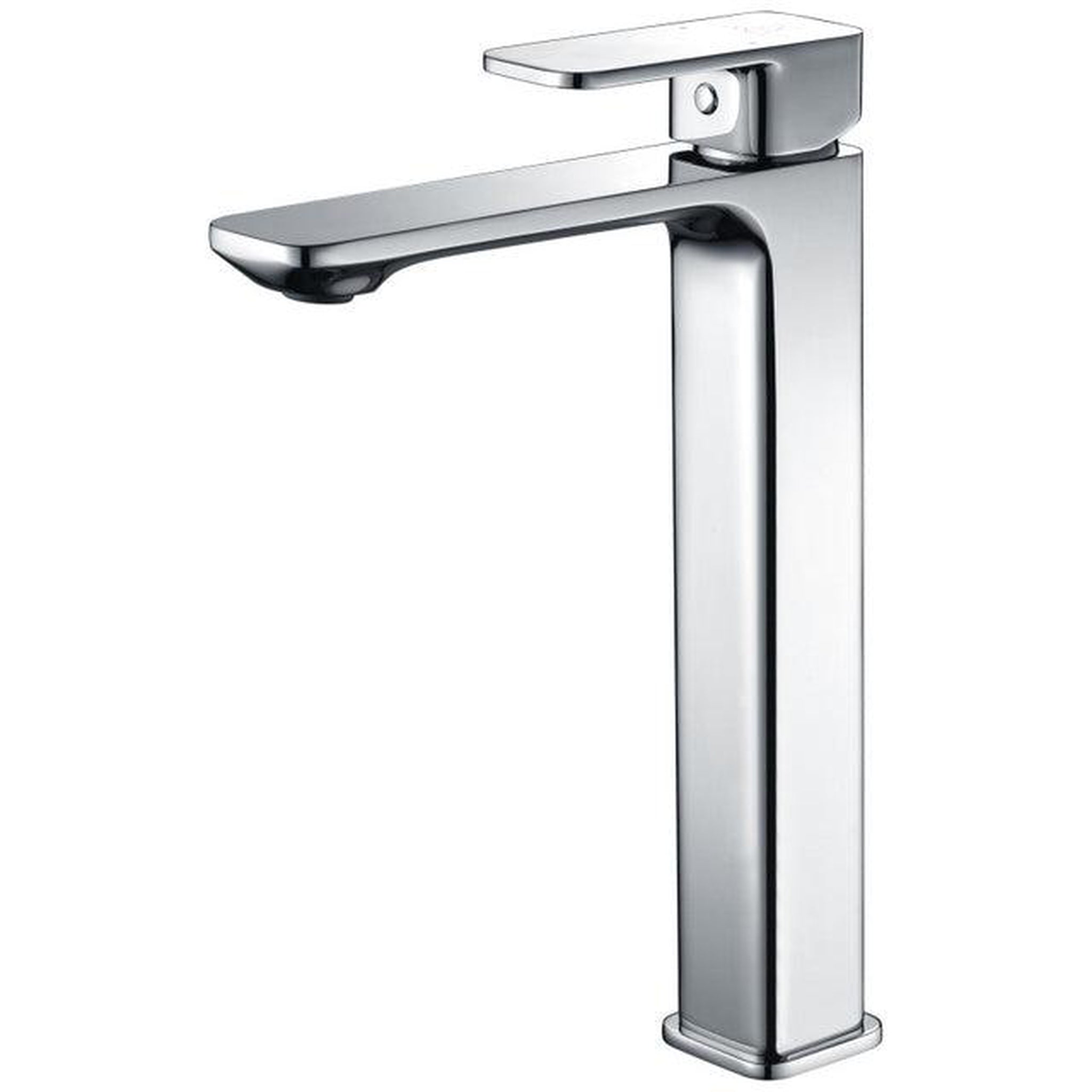 ANZZI, ANZZI Vibra Series 9" Single Hole Polished Chrome Bathroom Sink Faucet