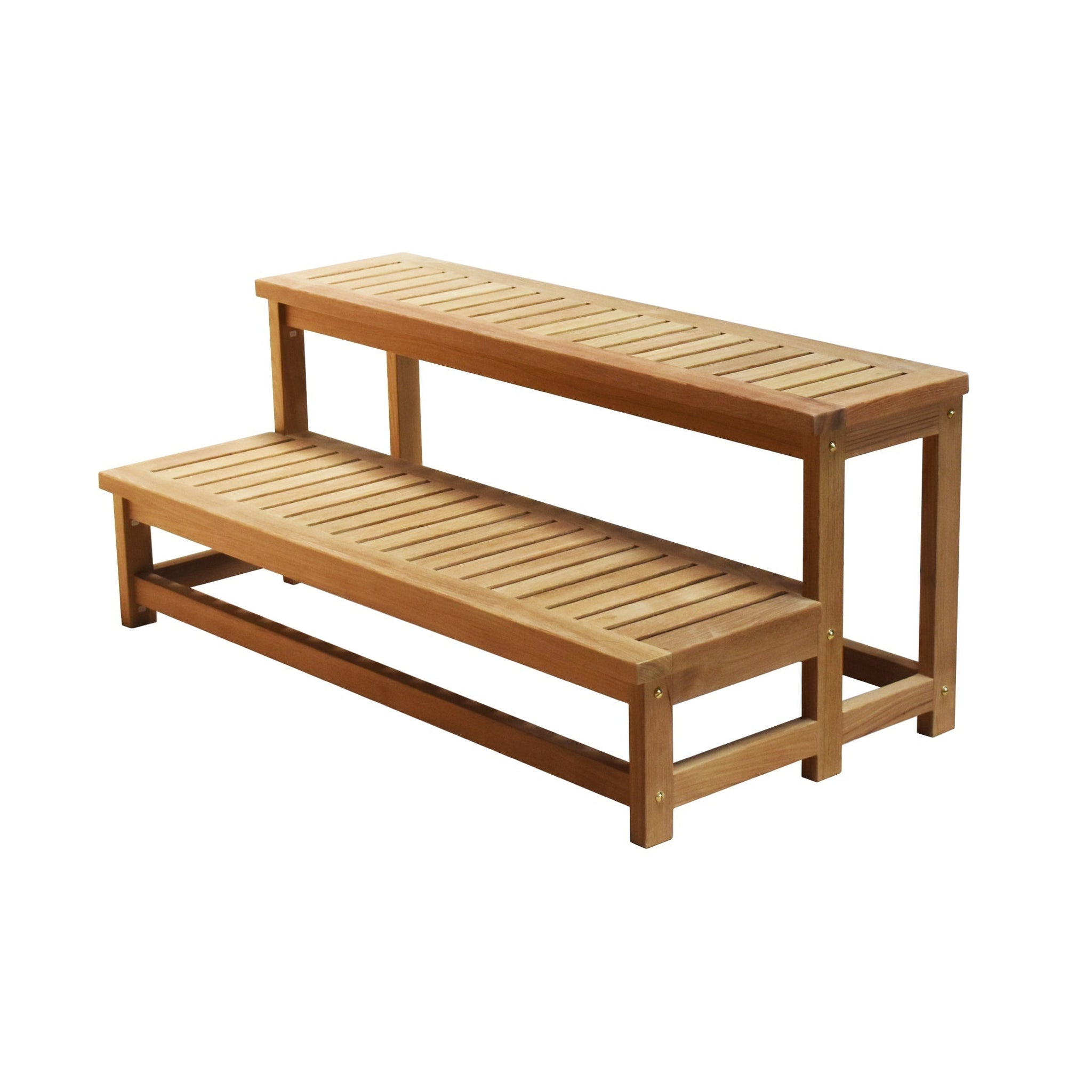 ARB Teak & Specialties, ARB Teak & Specialties 47" Solid Teak Wood Hot Tub Step