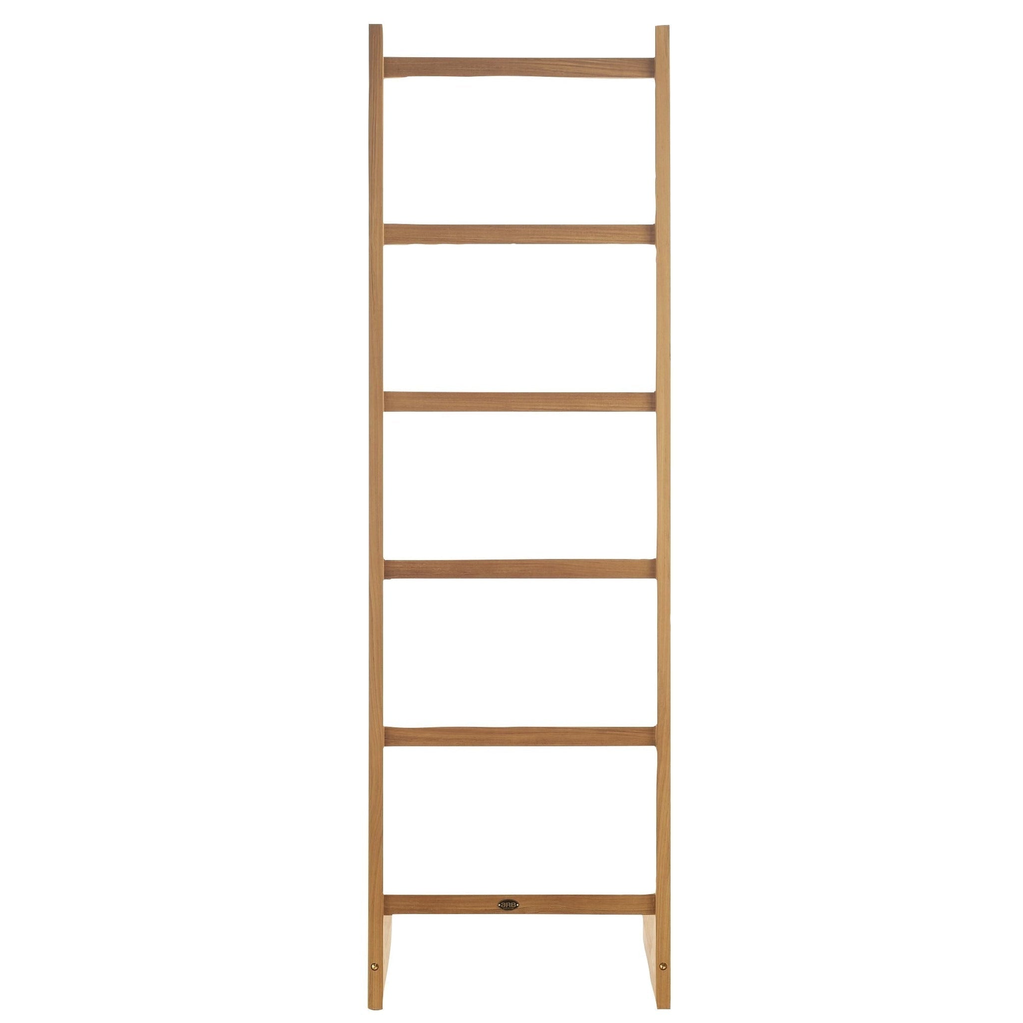 ARB Teak & Specialties, ARB Teak & Specialties 71" Solid Teak Wood Self-Standing Towel Ladder With 6 Bars