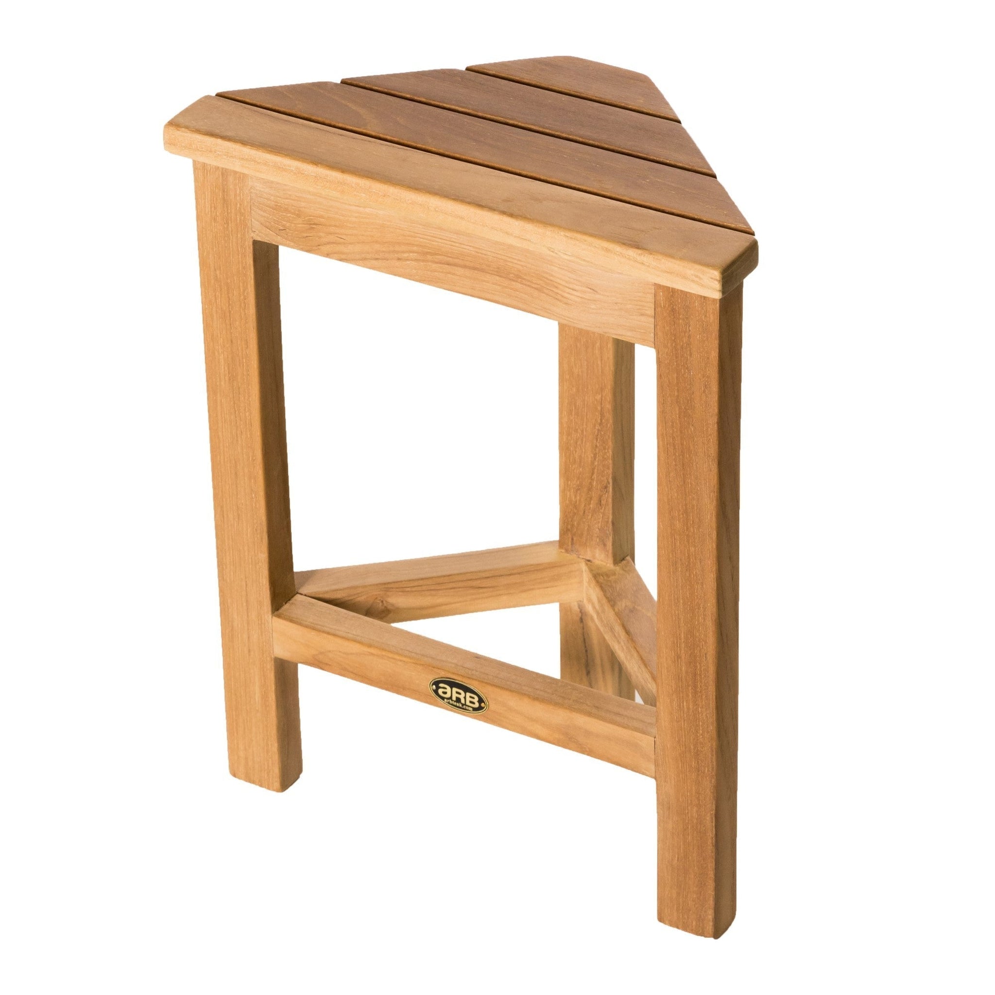 ARB Teak & Specialties, ARB Teak & Specialties Coach 15" Solid Teak Wood Corner Footrest