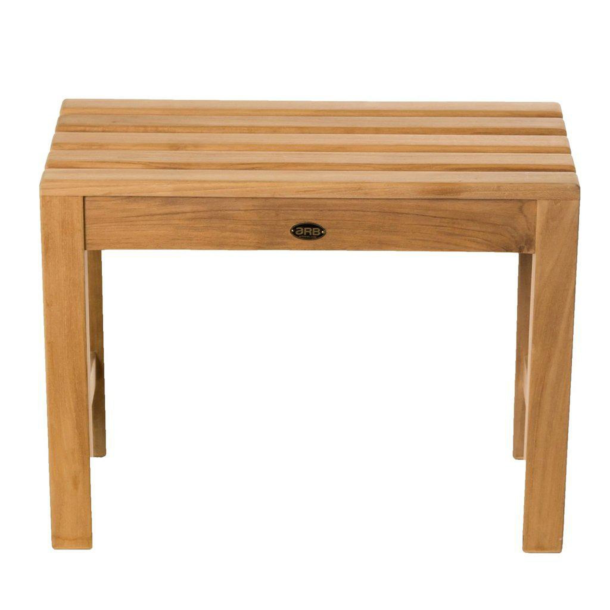 ARB Teak & Specialties, ARB Teak & Specialties Coach 24" Solid Teak Wood Shower Bench