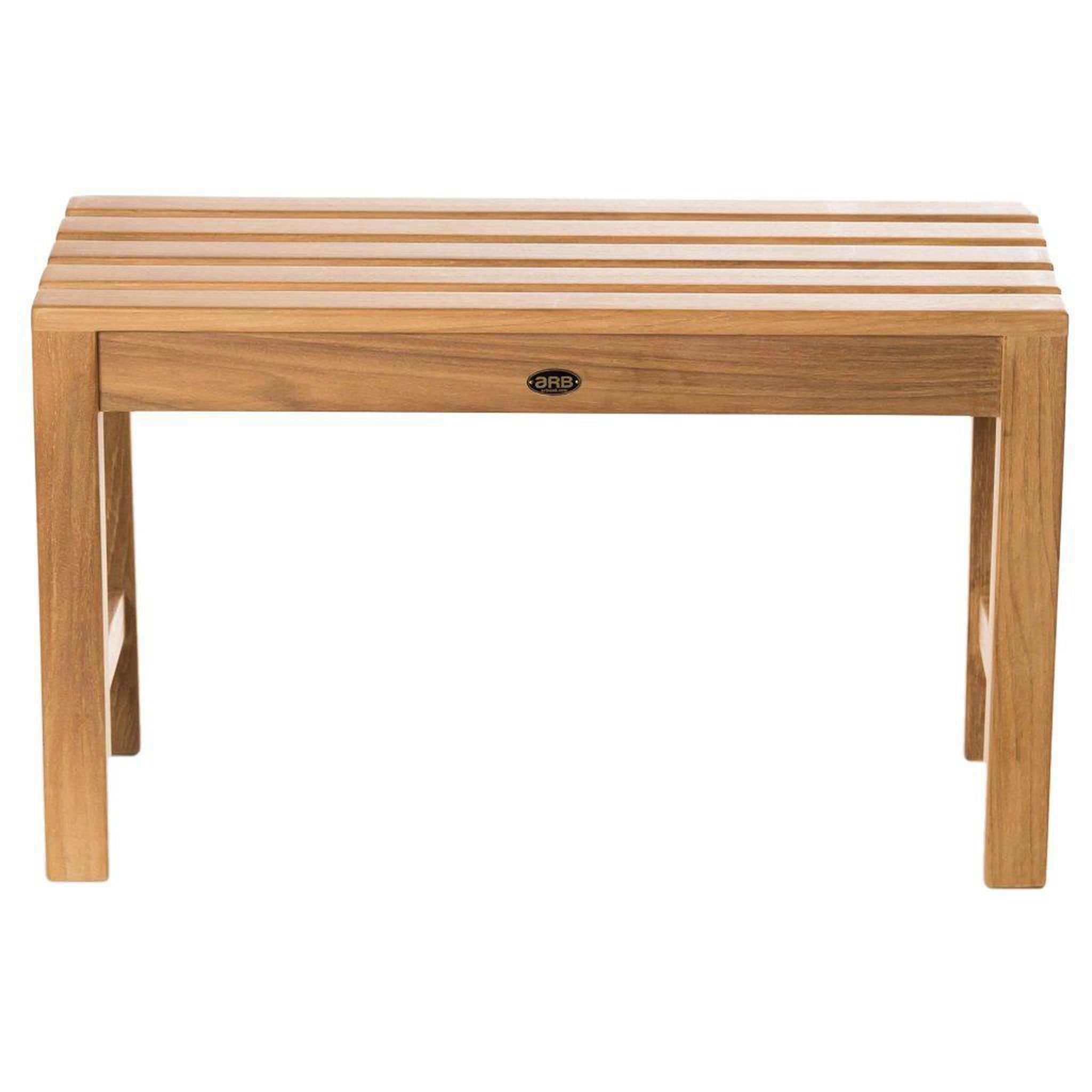 ARB Teak & Specialties, ARB Teak & Specialties Coach 30" Solid Teak Wood Shower Bench