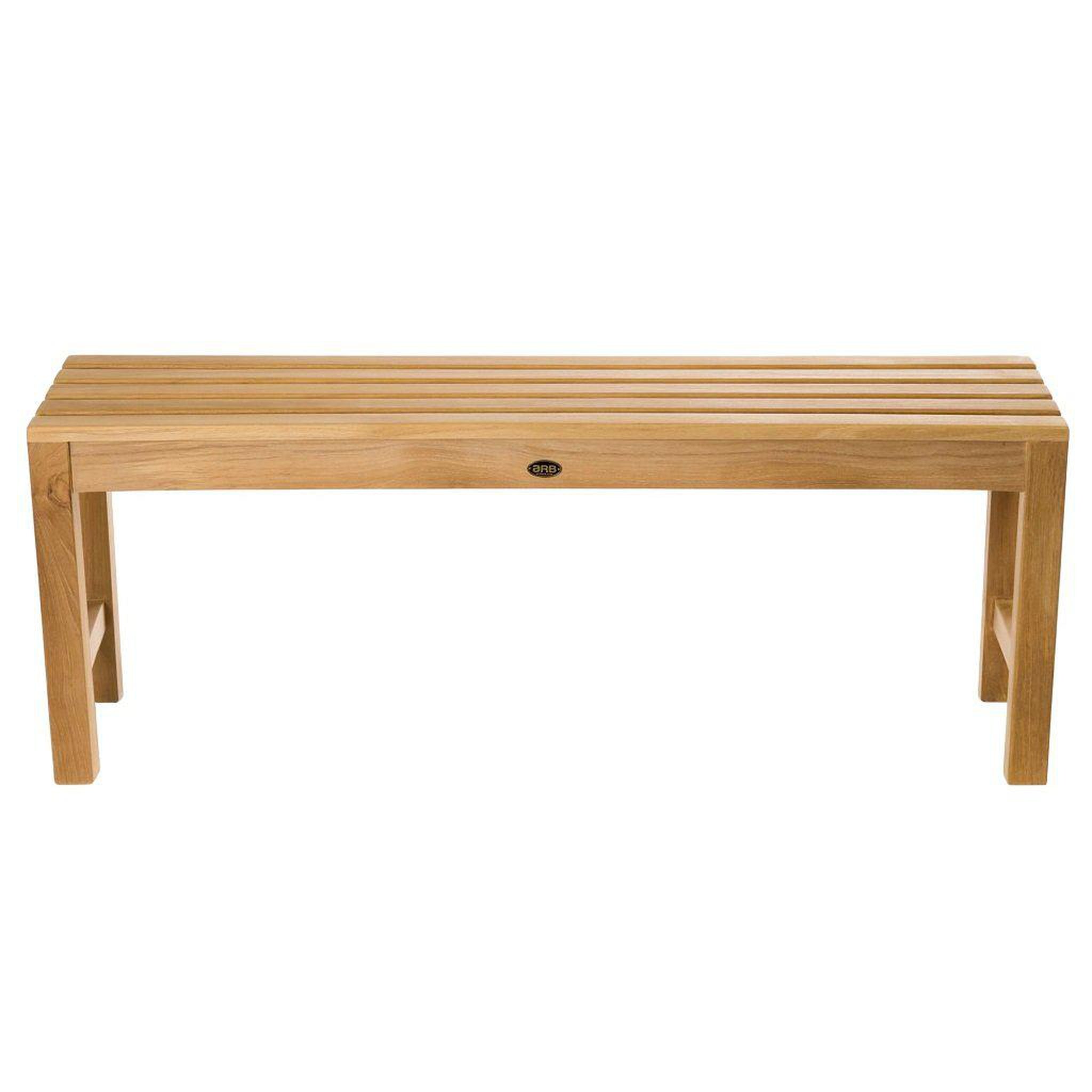 ARB Teak & Specialties, ARB Teak & Specialties Coach 47" Solid Teak Wood Shower Bench