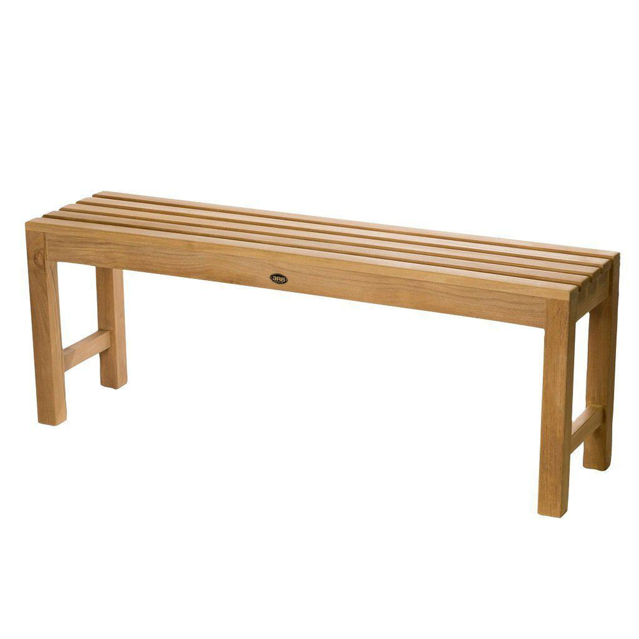 ARB Teak & Specialties, ARB Teak & Specialties Coach 47" Solid Teak Wood Shower Bench