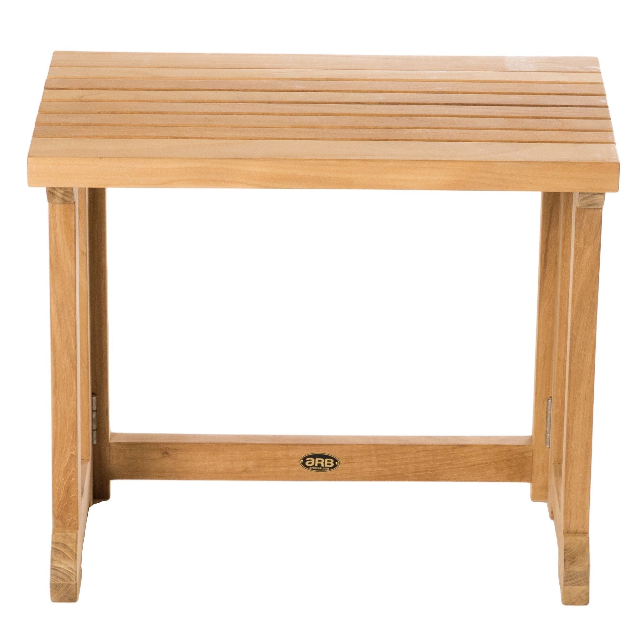 ARB Teak & Specialties, ARB Teak & Specialties 20" Solid Teak Wood Folding Shower Bench With Gateleg