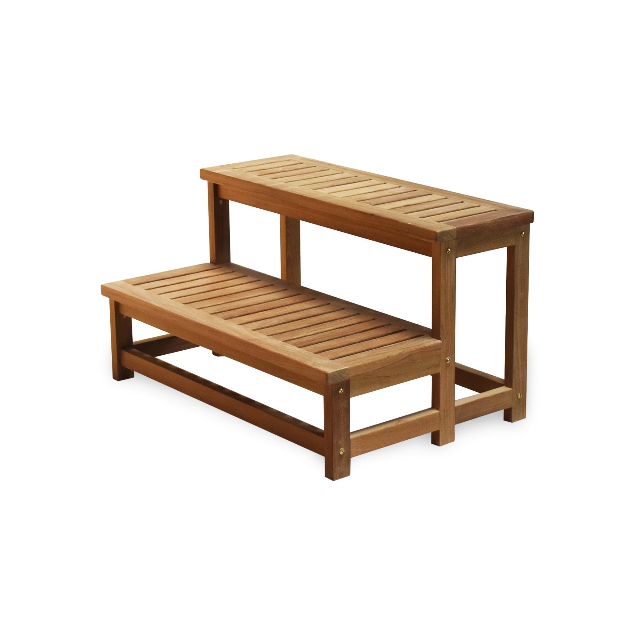 ARB Teak & Specialties, ARB Teak & Specialties 36" Solid Teak Wood Hot Tub Step