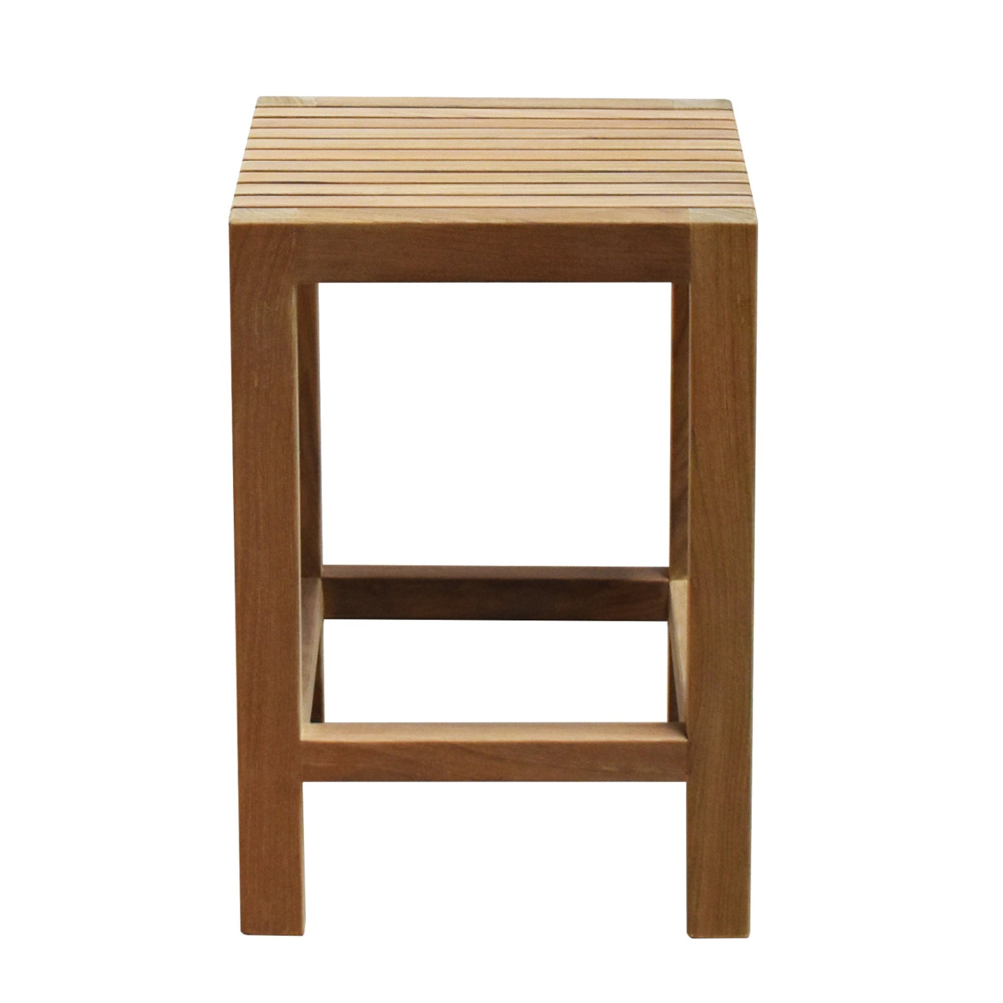 ARB Teak & Specialties, ARB Teak & Specialties Fiji 12" Solid Teak Wood Square Footrest