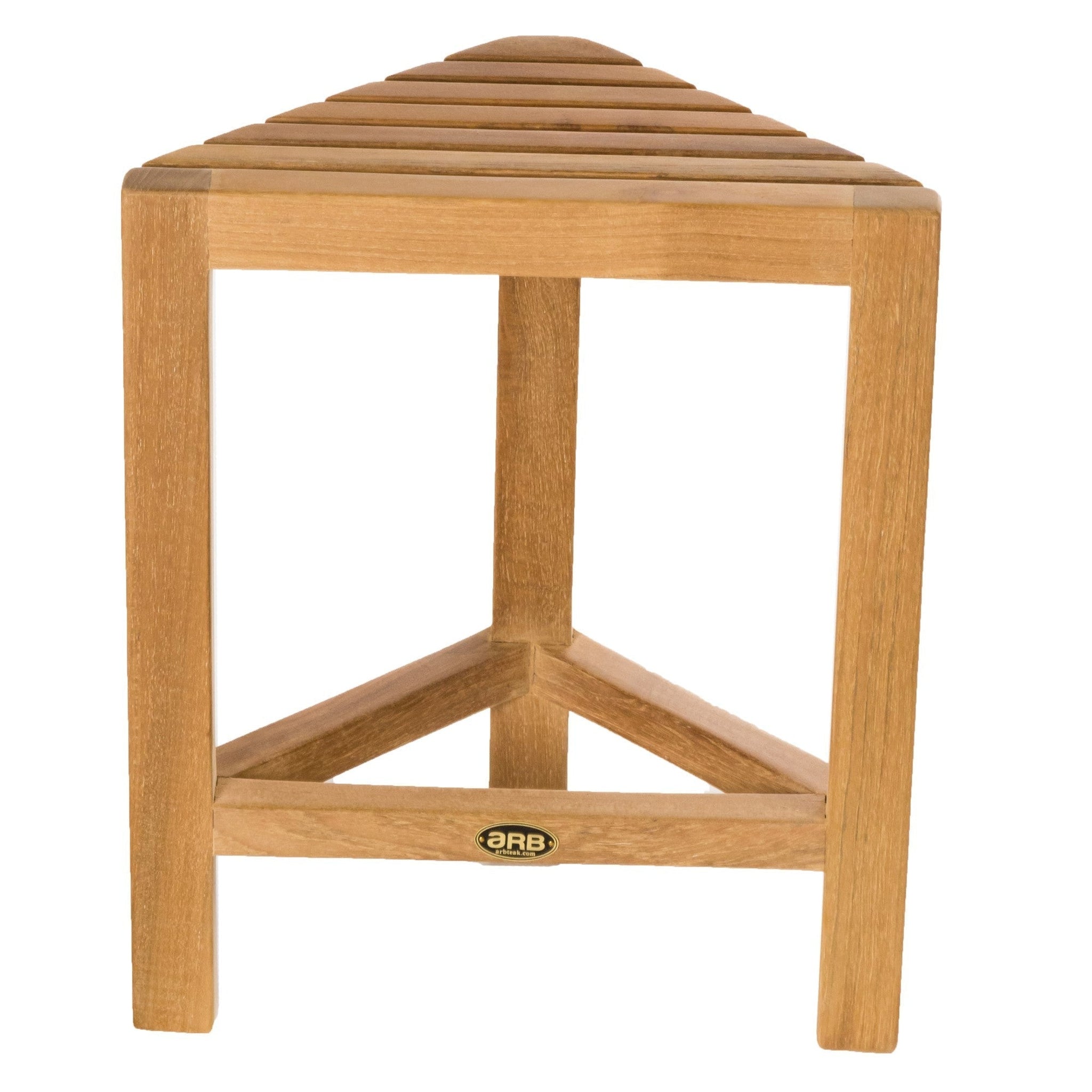 ARB Teak & Specialties, ARB Teak & Specialties Fiji 15" Solid Teak Wood Corner Footrest