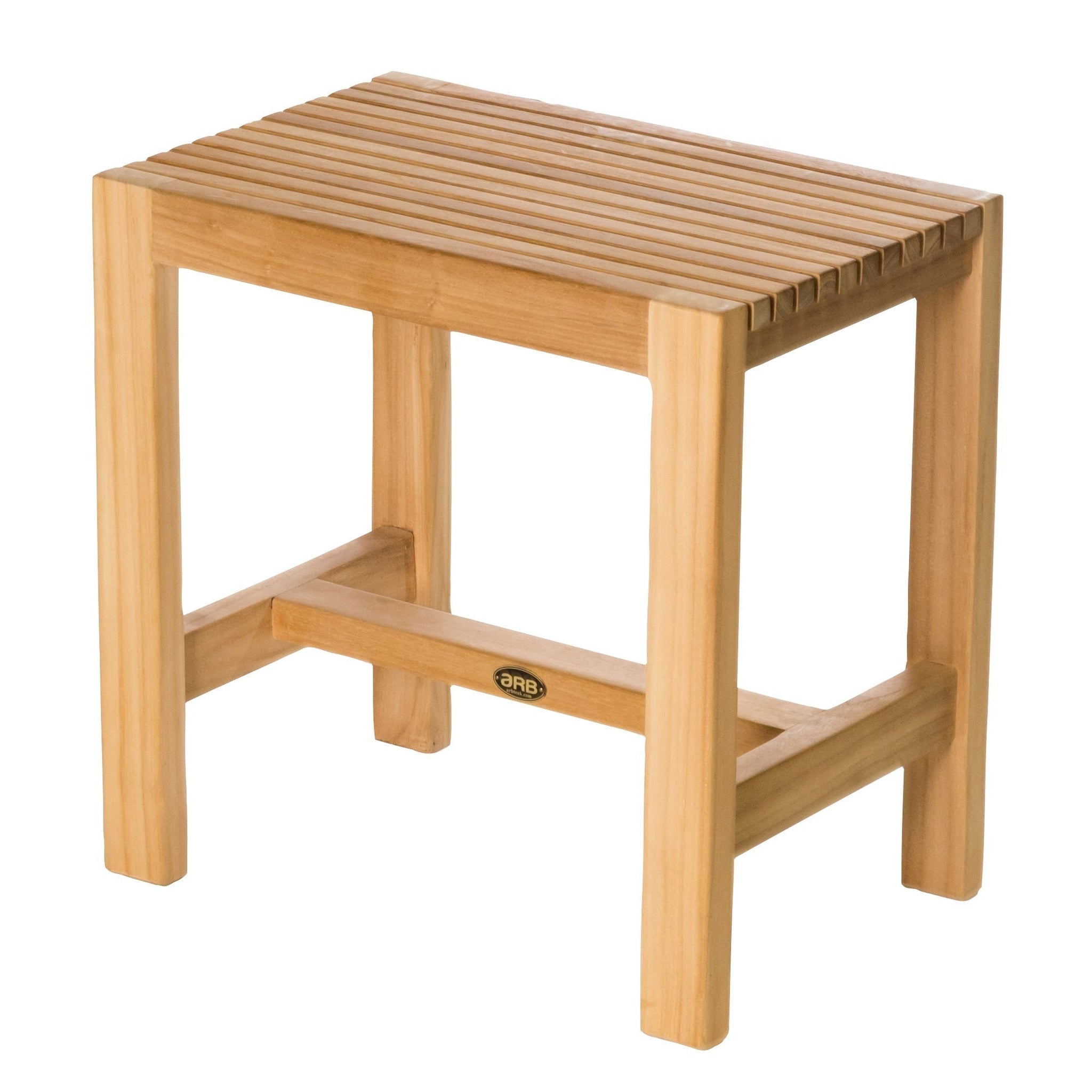 ARB Teak & Specialties, ARB Teak & Specialties Fiji 18" Solid Teak Wood Shower Bench