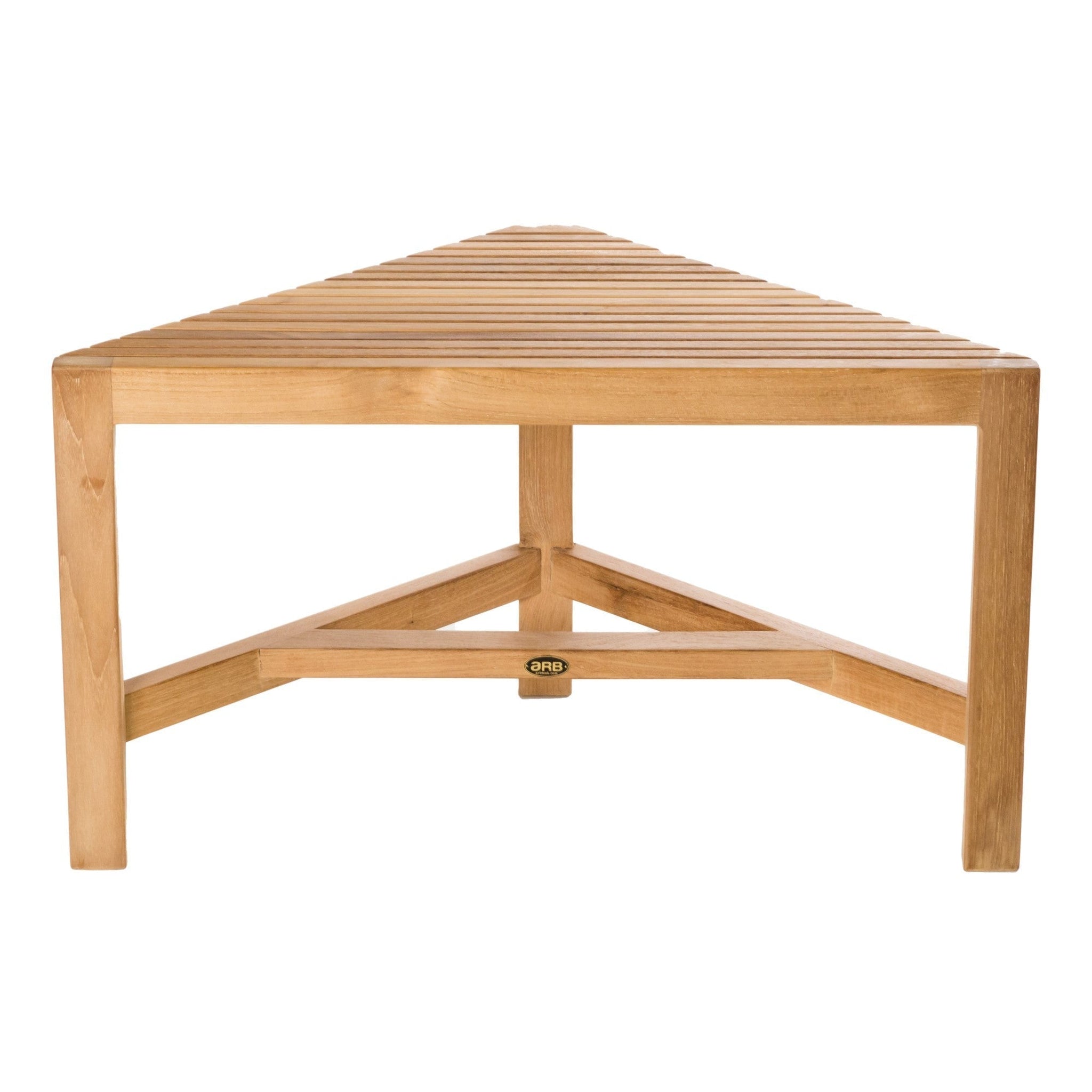 ARB Teak & Specialties, ARB Teak & Specialties Fiji 32" Solid Teak Wood Corner Shower Bench