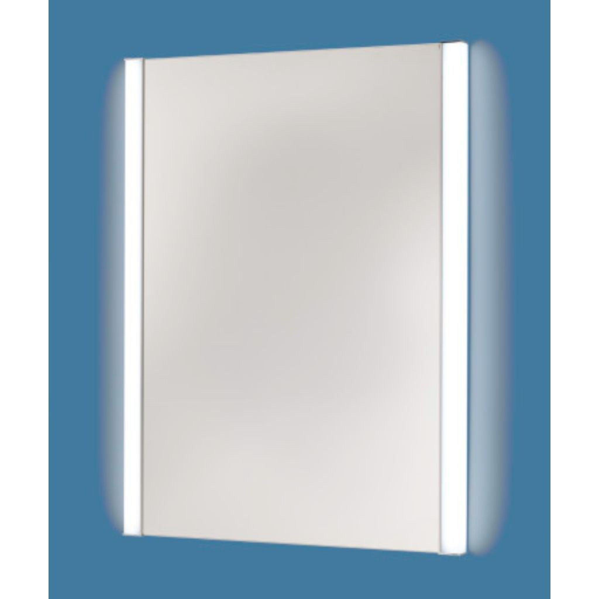 Aptations, Aptations Sergeña Duo 24" x 32" Wall-Mounted Rectangular Hardwired LED Back-Lit Vanity Mirror With Tunable 2,700K Warm White to 5,800K Cool White Light Color