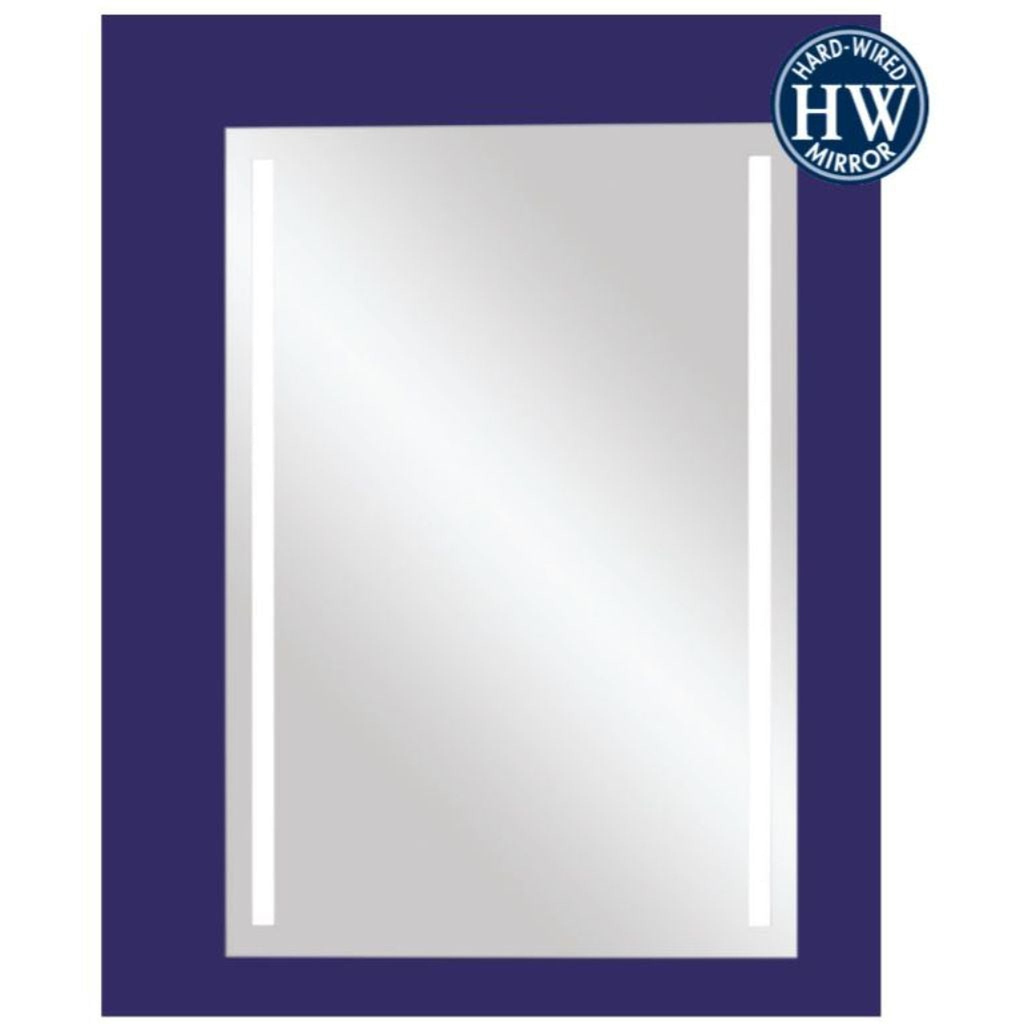 Aptations, Aptations Sergeña Pure 24″ x 36″ Wall-Mounted Rectangular LED Back-Lit Vanity Mirror