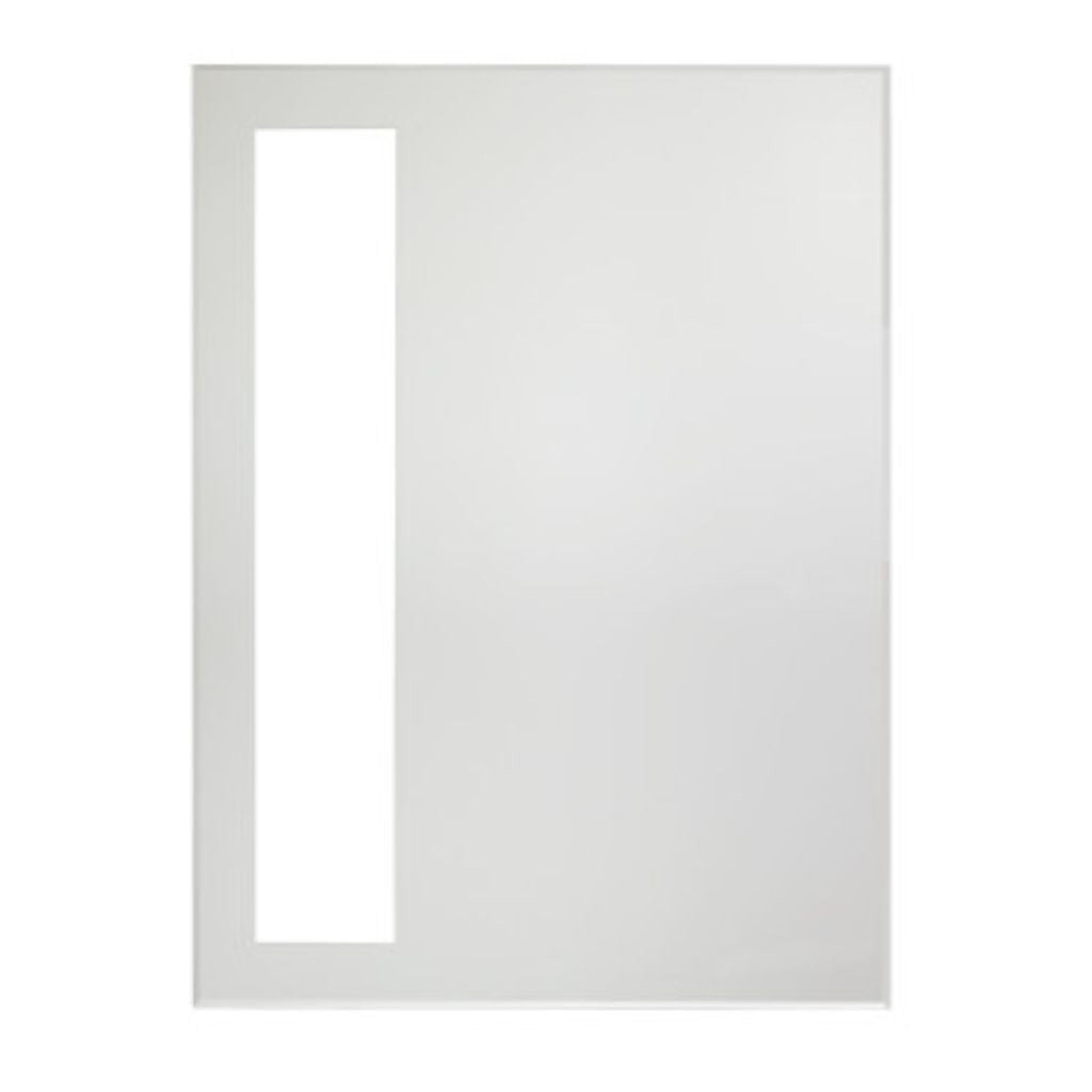 Aptations, Aptations Sergeña Ventana 17″ x 31" Wall-Mounted Rectangular Hardwired LED Back-Lit Vanity Mirror With 5,500K Cool White Light Color