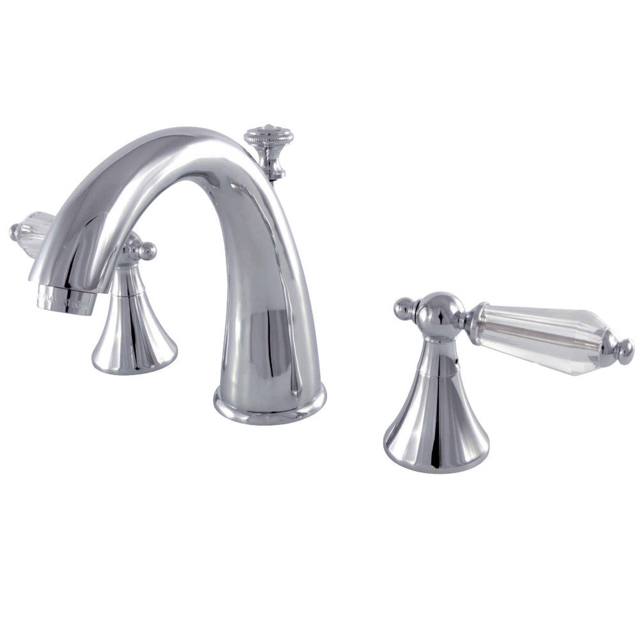 Kingston Brass, Aqua Eden KS2971WLL 8 in. Widespread Bathroom Faucet, Polished Chrome