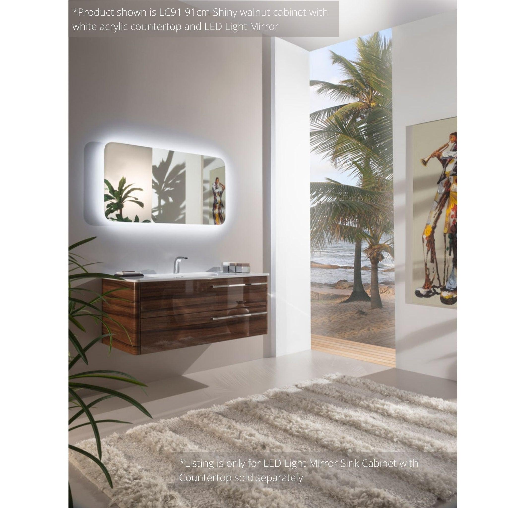 Armadi Art, Armadi Art Moderno Luce 27.5” x 25.5” LED Light Mirror