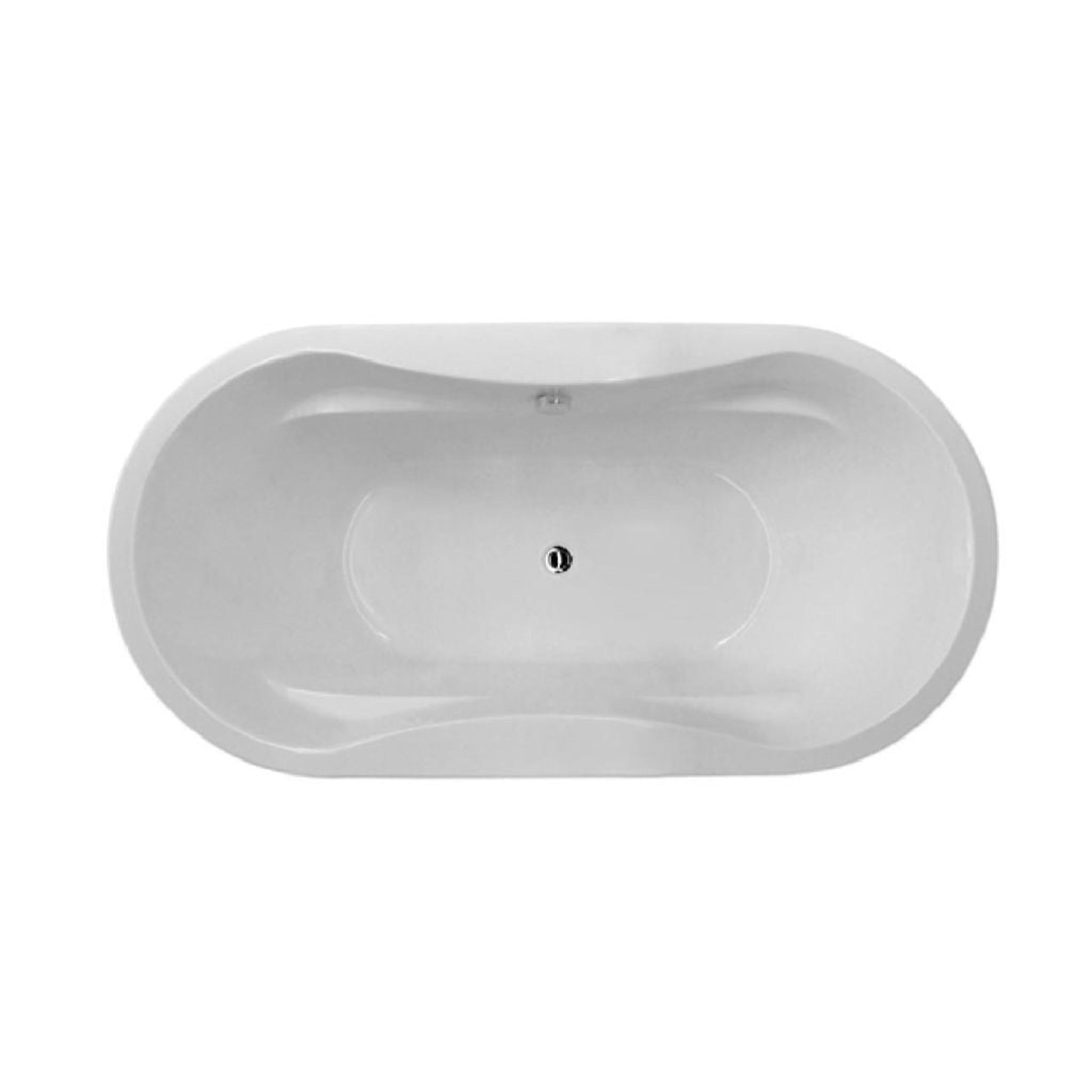 Atlantis Whirlpools, Atlantis Whirlpools Embrace 34" x 71" White Oval Freestanding Acrylic Air Bath Tub