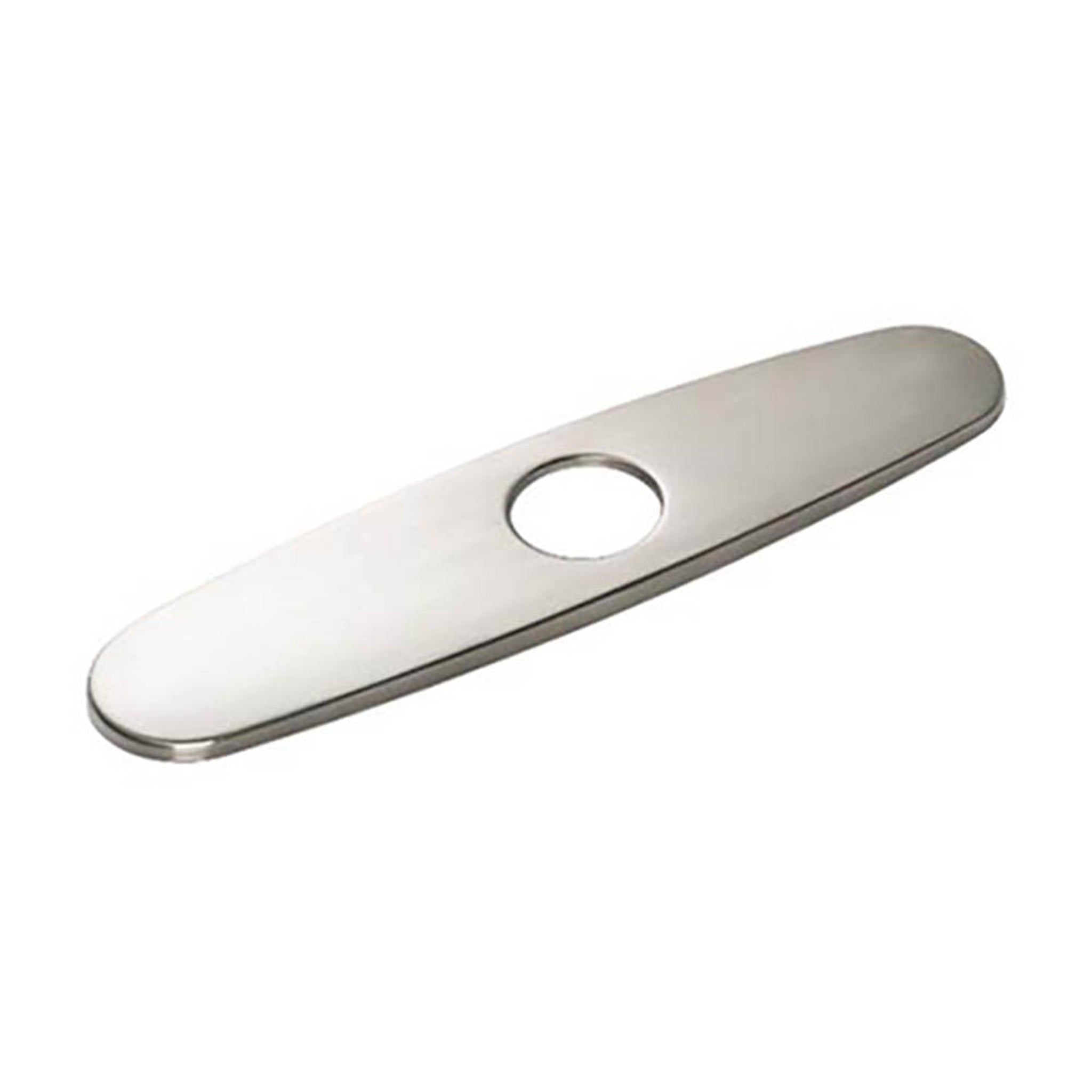 Bellaterra Home, Bellaterra Home 10" Brushed Nickel Stainless Steel Faucet Deck Plate