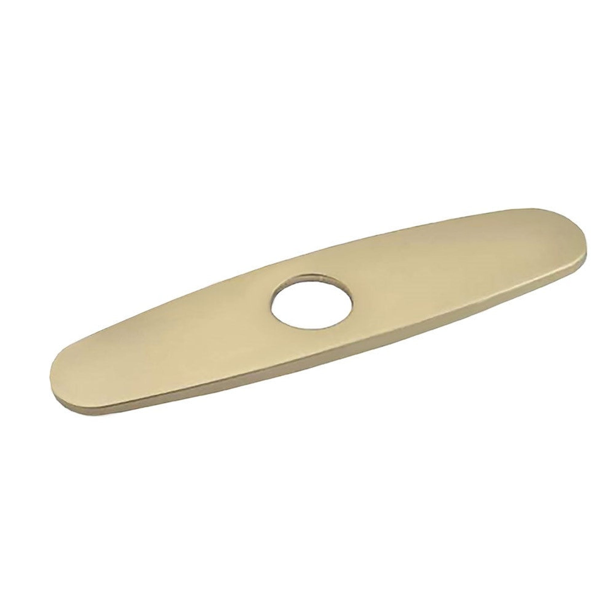 Bellaterra Home, Bellaterra Home 10" Gold Stainless Steel Faucet Deck Plate