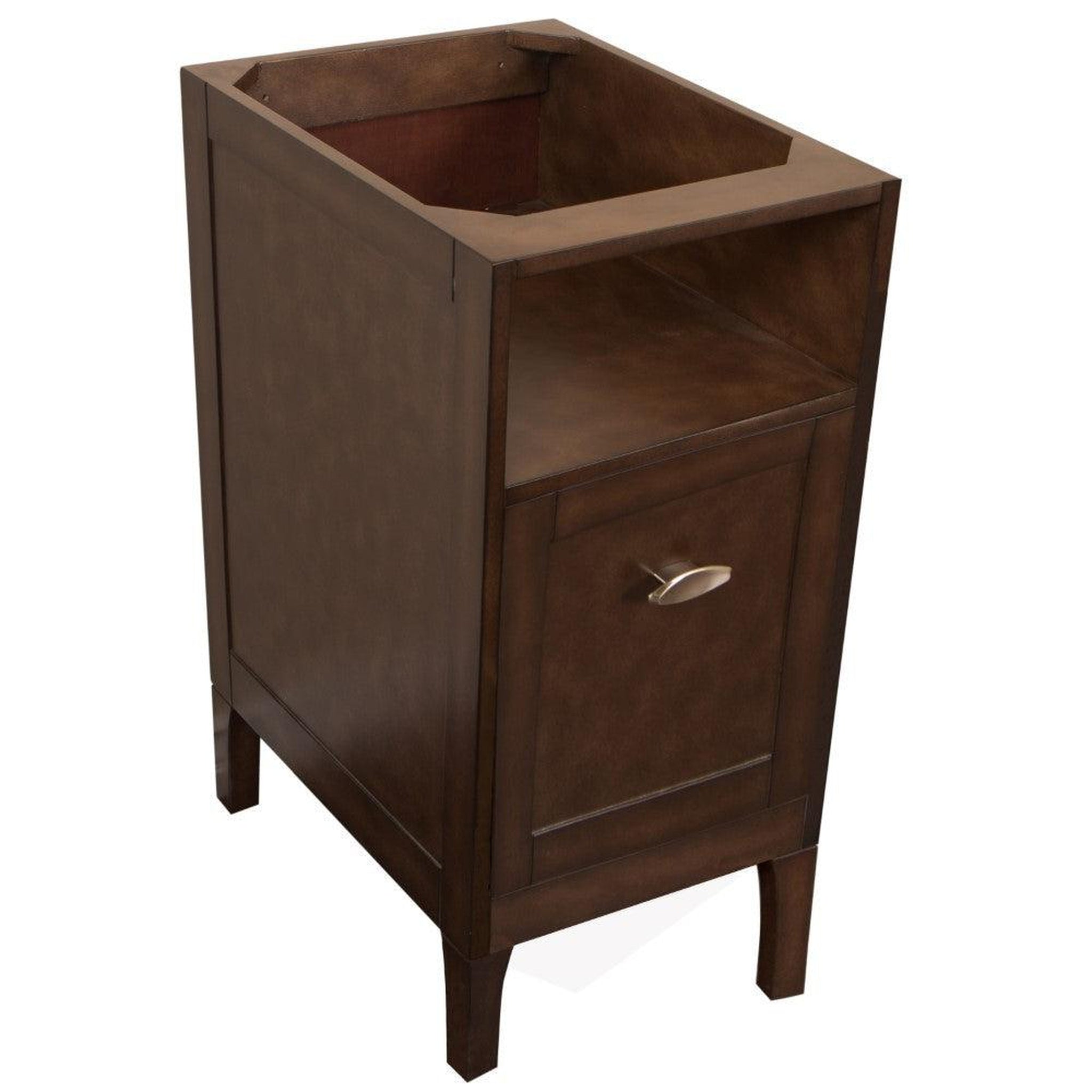 Bellaterra Home, Bellaterra Home 16" Sable Walnut Freestanding Side Cabinet