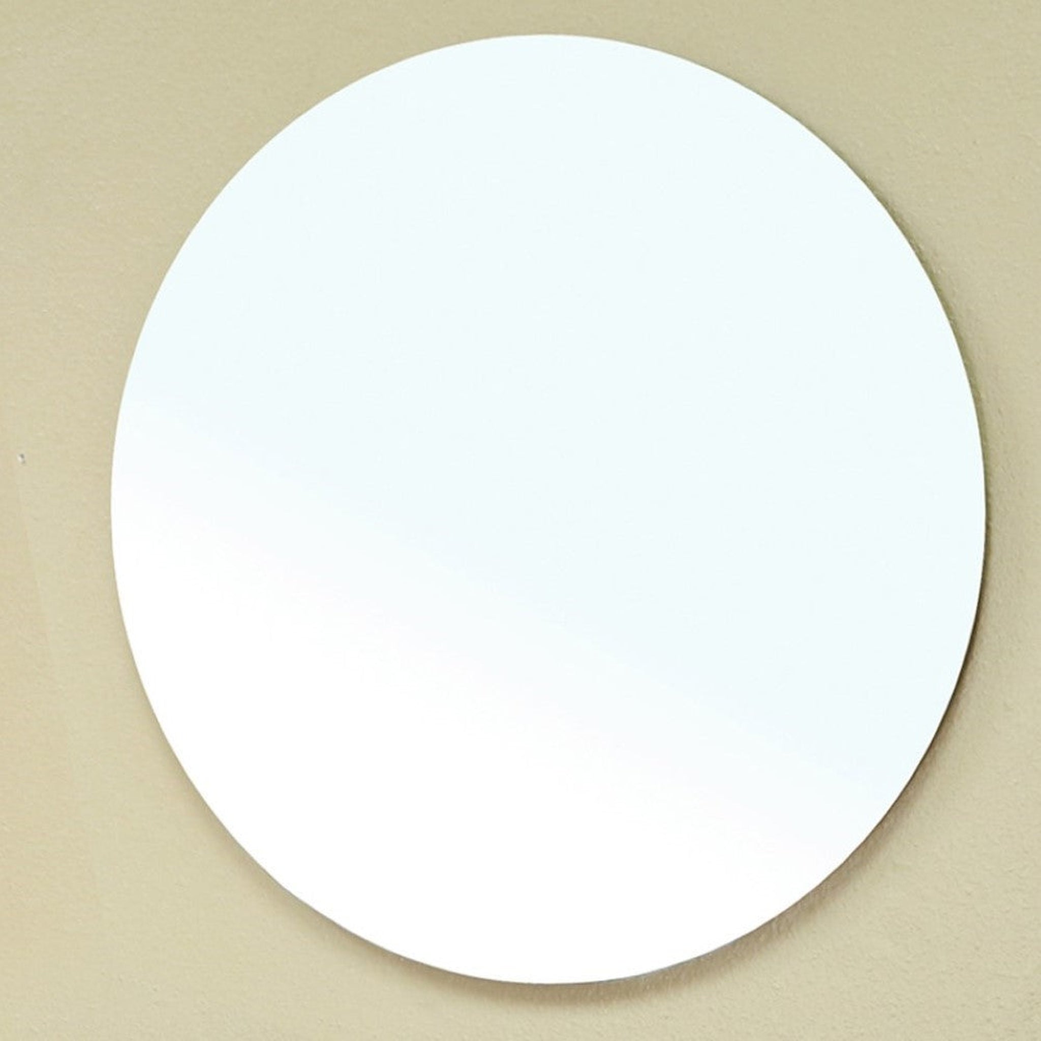 Bellaterra Home, Bellaterra Home 203106-MIRROR 28" Round Wall-Mounted Frameless Mirror