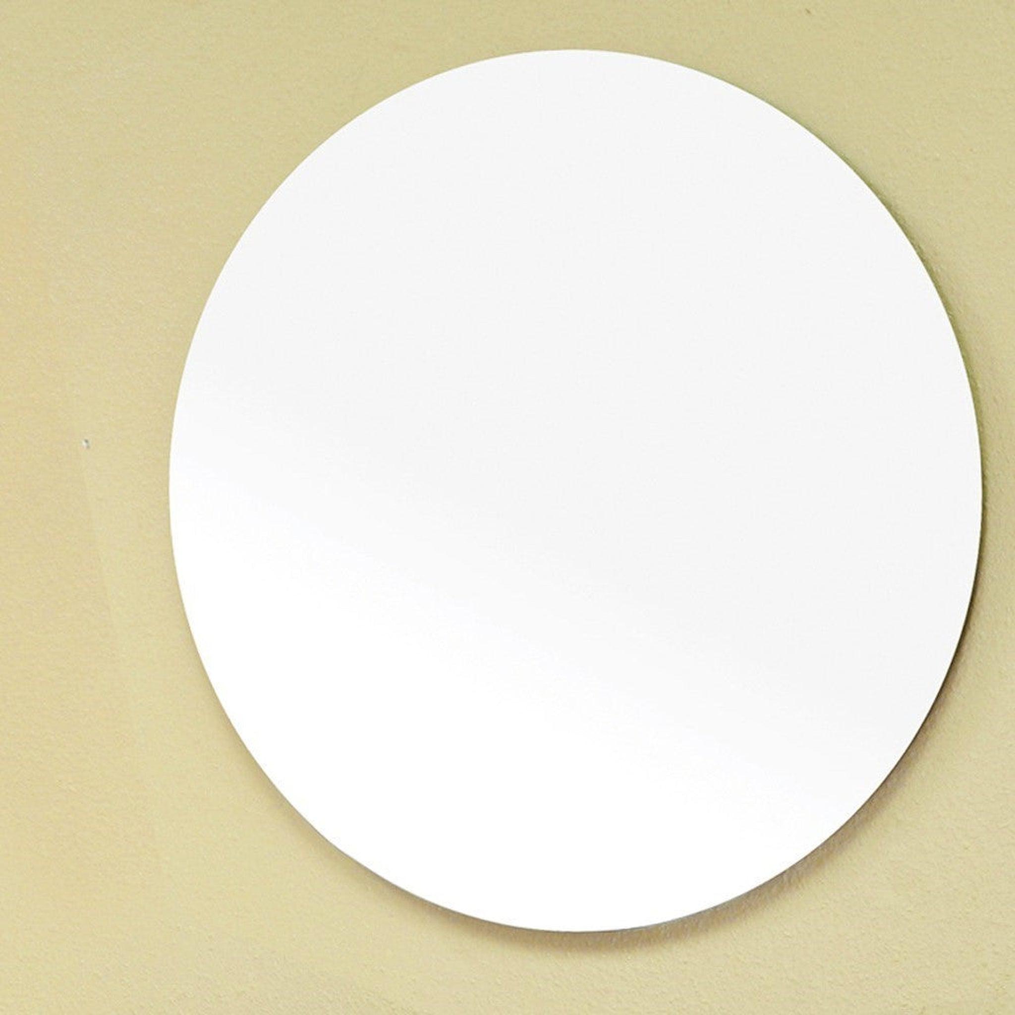 Bellaterra Home, Bellaterra Home 203115-MIRROR 22" Round Wall-Mounted Frameless Mirror