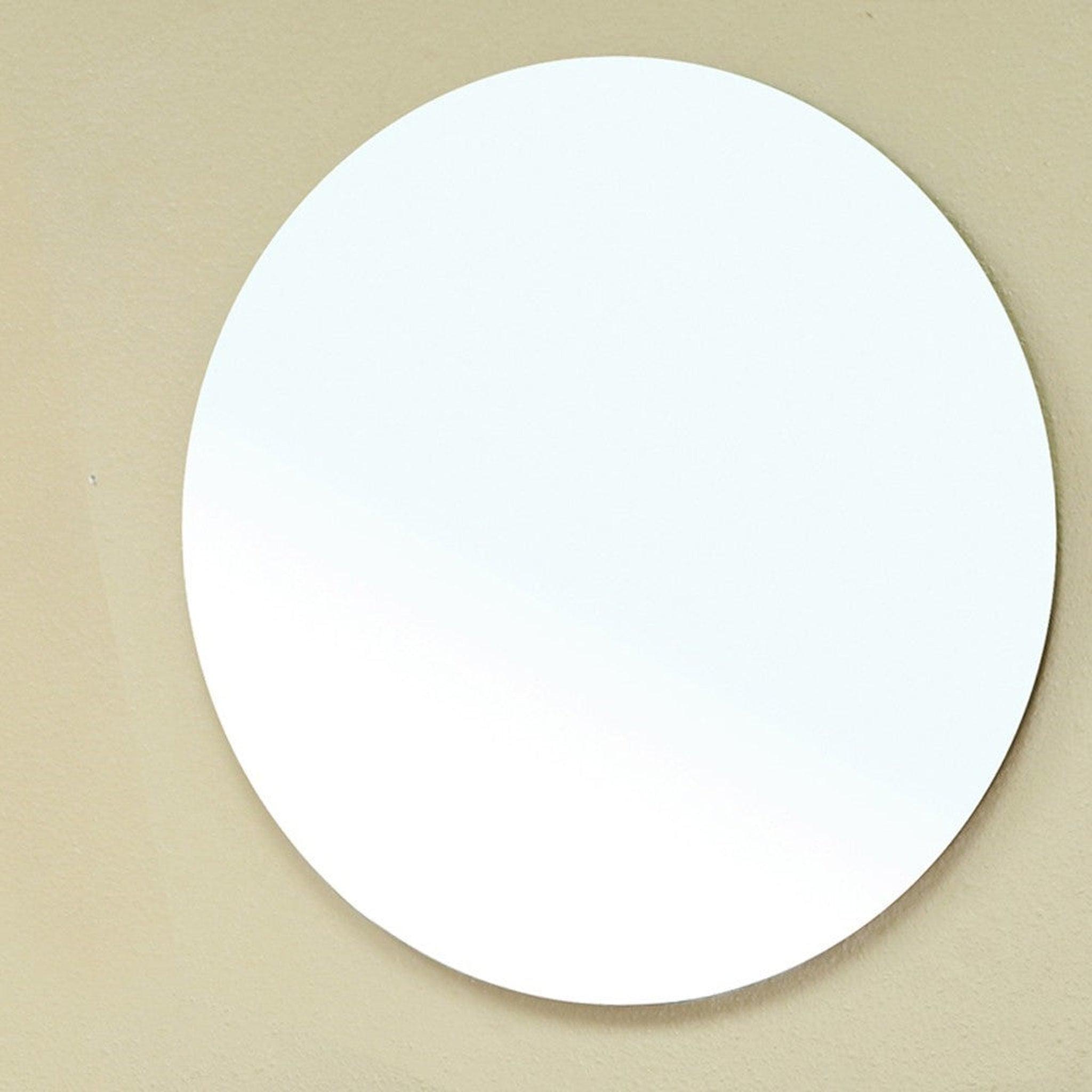 Bellaterra Home, Bellaterra Home 203117-MIRROR 28" Round Wall-Mounted Frameless Mirror