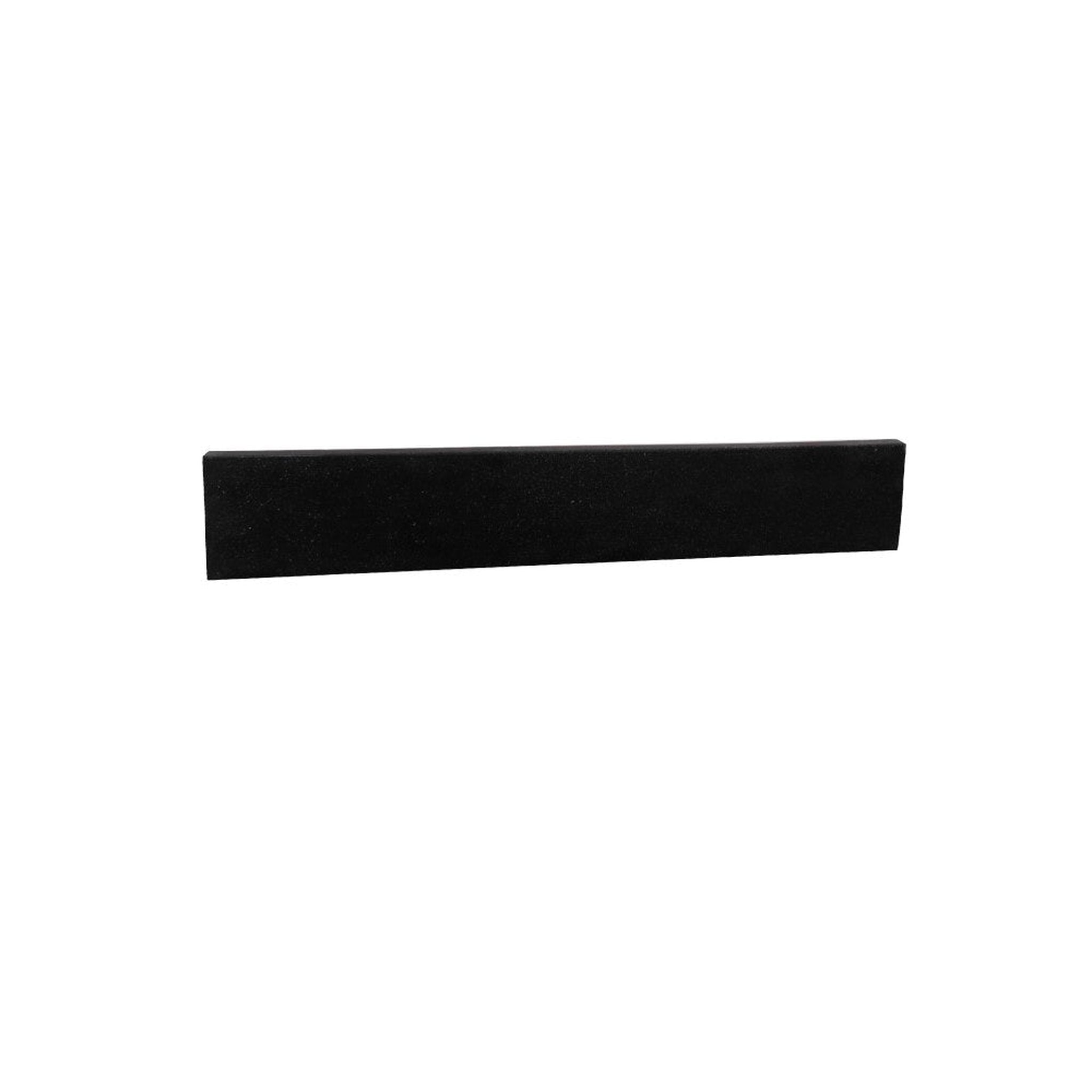 Bellaterra Home, Bellaterra Home 21" x 4" Black Concrete Sidesplash